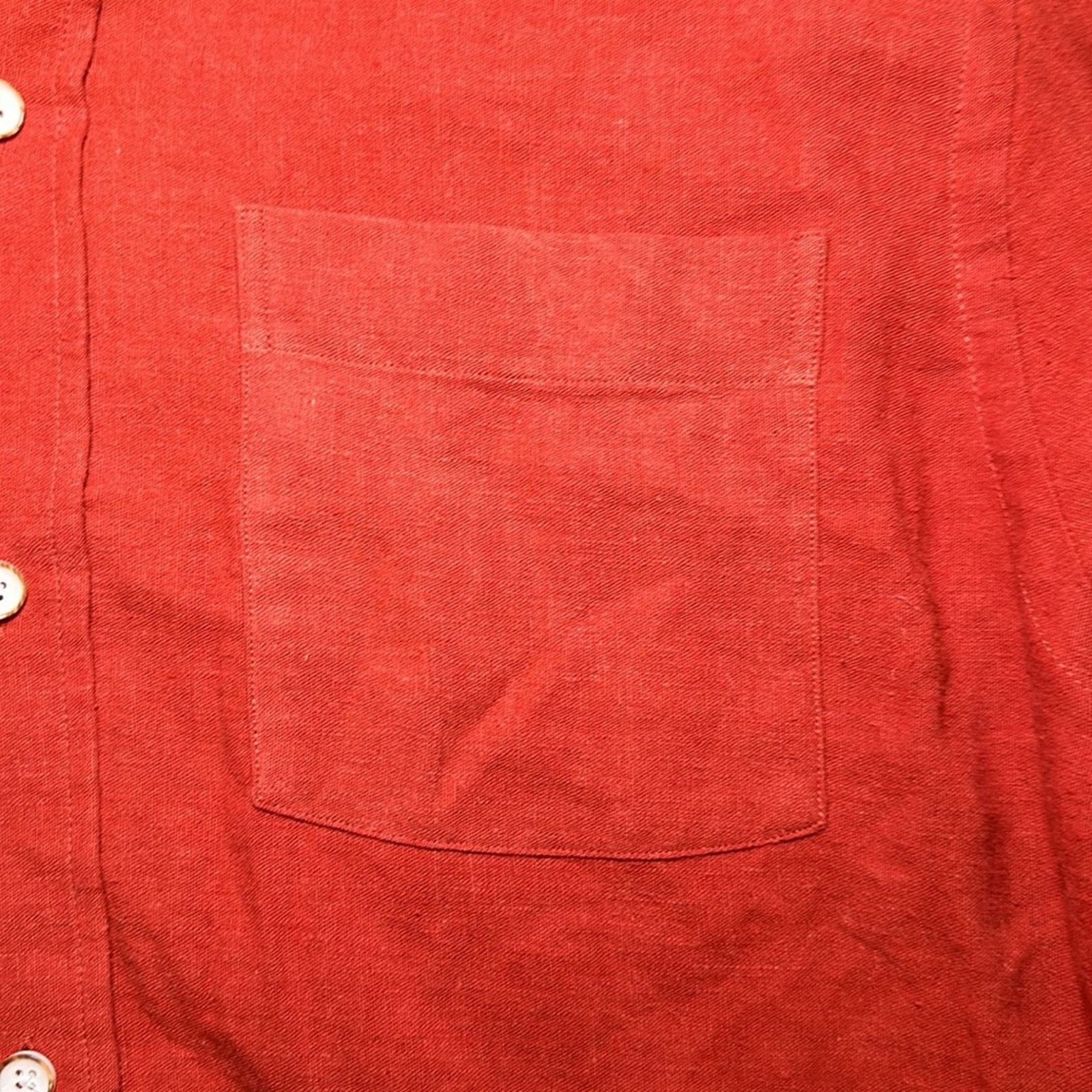 Ledbury Ledbury Fine Shirting Classic Linen Blend (NWOT) - 15.5 (M) Size US M / EU 48-50 / 2 - 5 Thumbnail