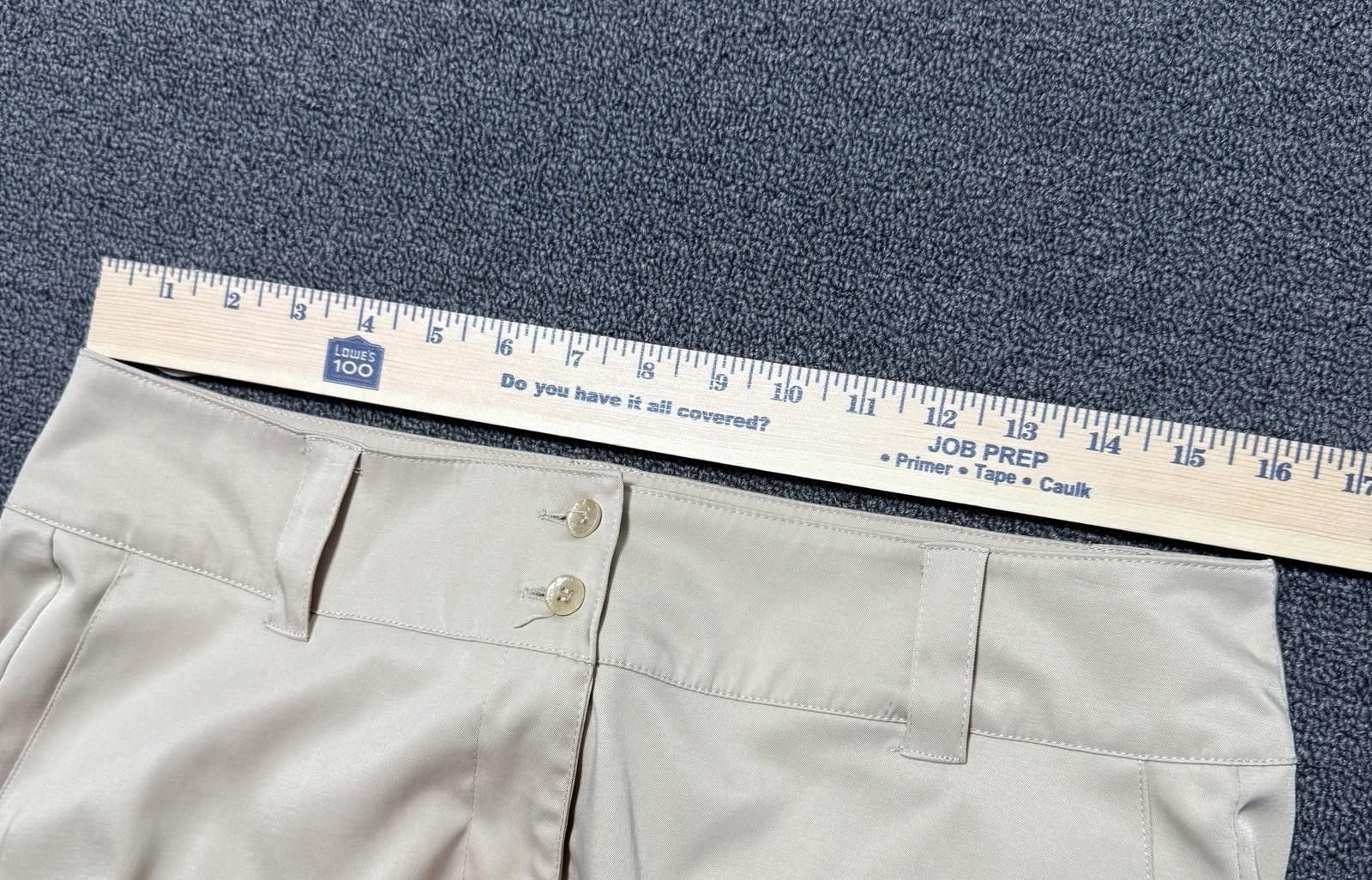 Antigua Antigua Desert Dry Khaki Golf Pants Womens 8 Cropped Stretch Size 30" / US 8 / IT 44 - 5 Thumbnail