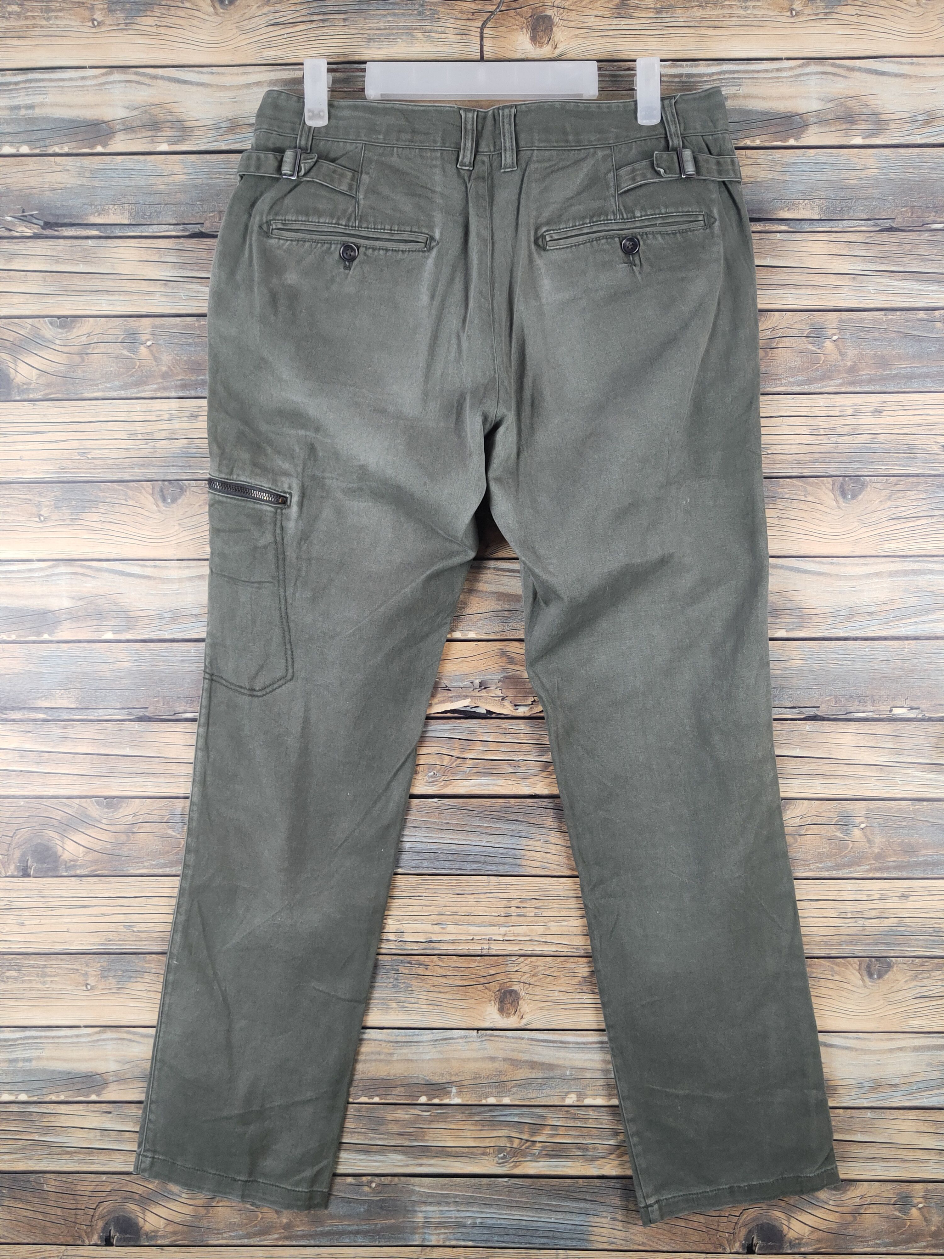Japanese Brand DL Class 5 Green Multipocket Tactical Cargo Pants #1349 Size US 32 / EU 48 - 7 Thumbnail