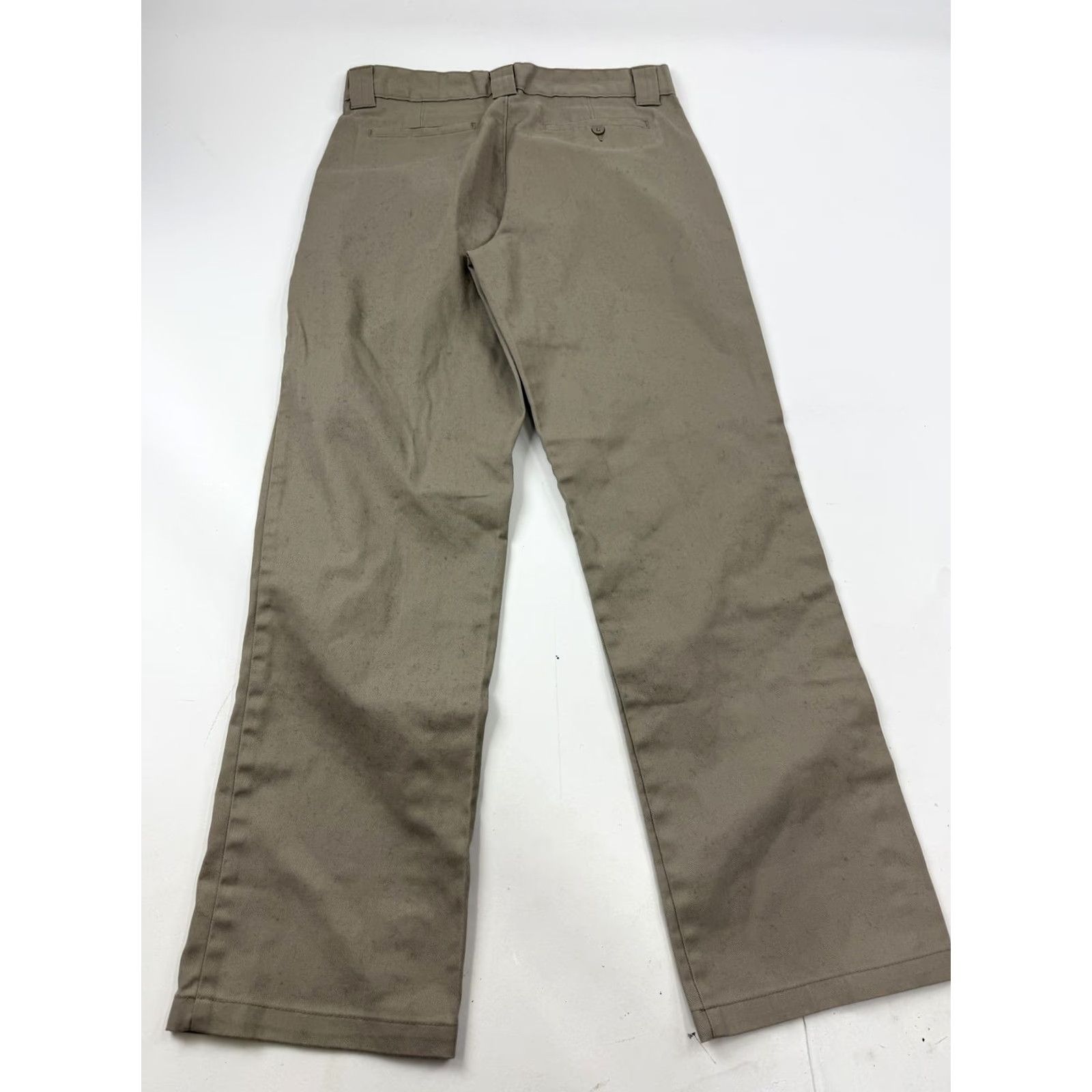 Vintage Brahma Mens Khakis Pants 34x33 Beige Workwear Canvas Regular Fit Front Flat Front Pockets Zip Button Mens Size US 34 / EU 50 - 6 Thumbnail
