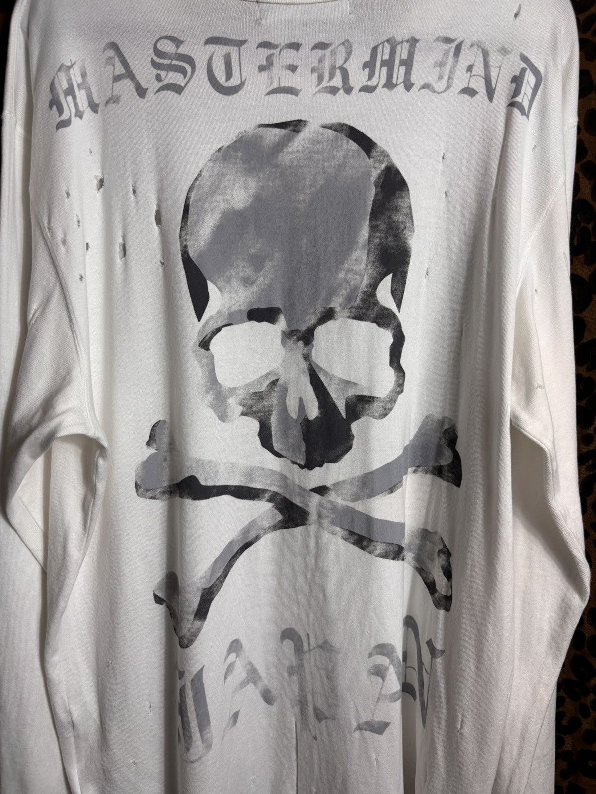 Mastermind Japan Mastermind Japan Distressed Long Sleeve Size US L / EU 52-54 / 3 - 18 Thumbnail