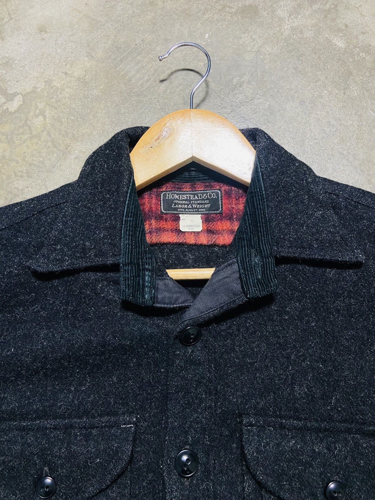J.S. Homestead Vintage J.S Homestead Button Up Wool Jacket Size US M / EU 48-50 / 2 - 10 Thumbnail