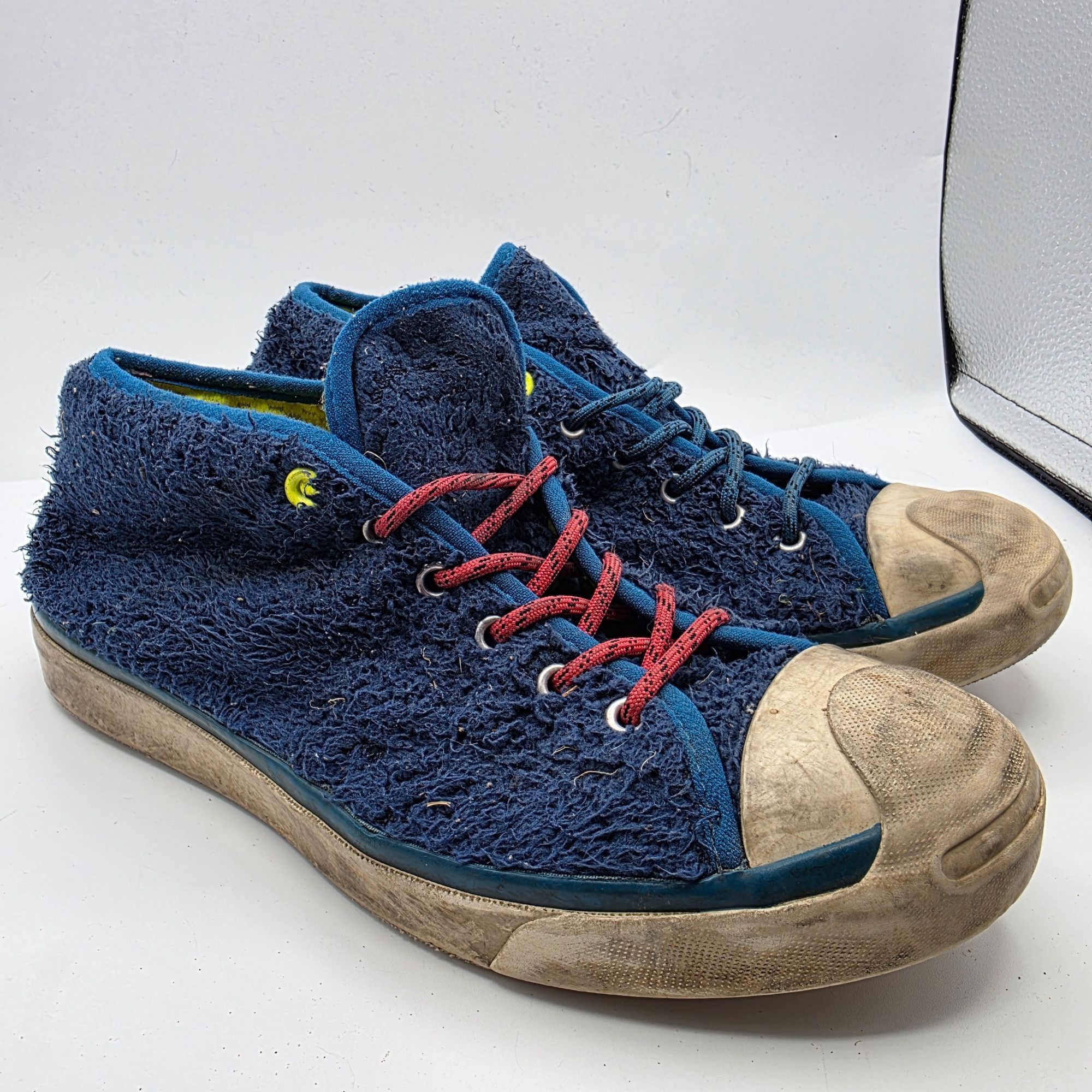 Converse Converse Jack Purcell Mid Retro Sherpa Womens Size 8.5 Blue Size US 8.5 / IT 38.5 - 1 Thumbnail