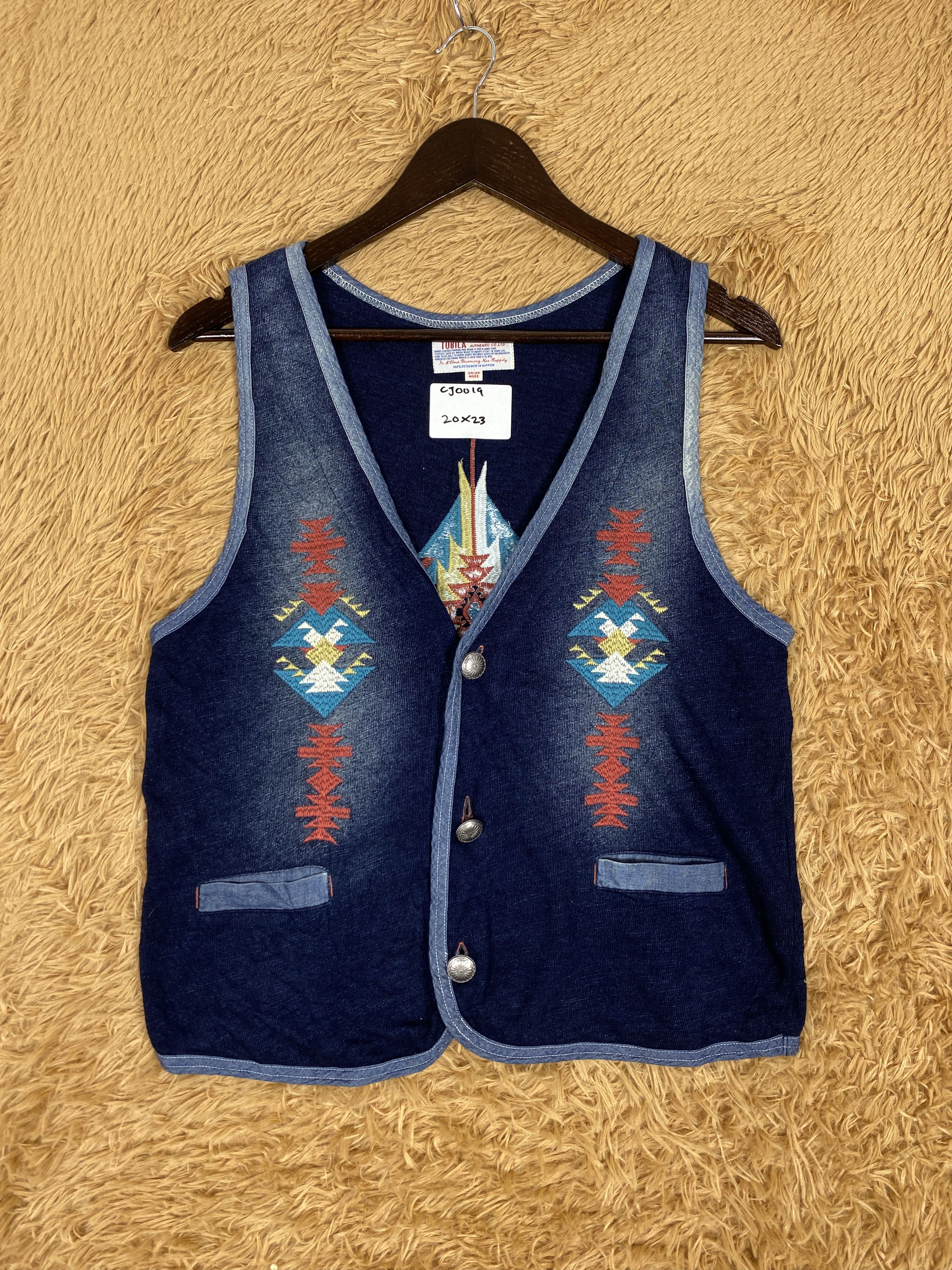 Vintage Vintage Tobila Union Made Vests Size 36S - 1 Thumbnail