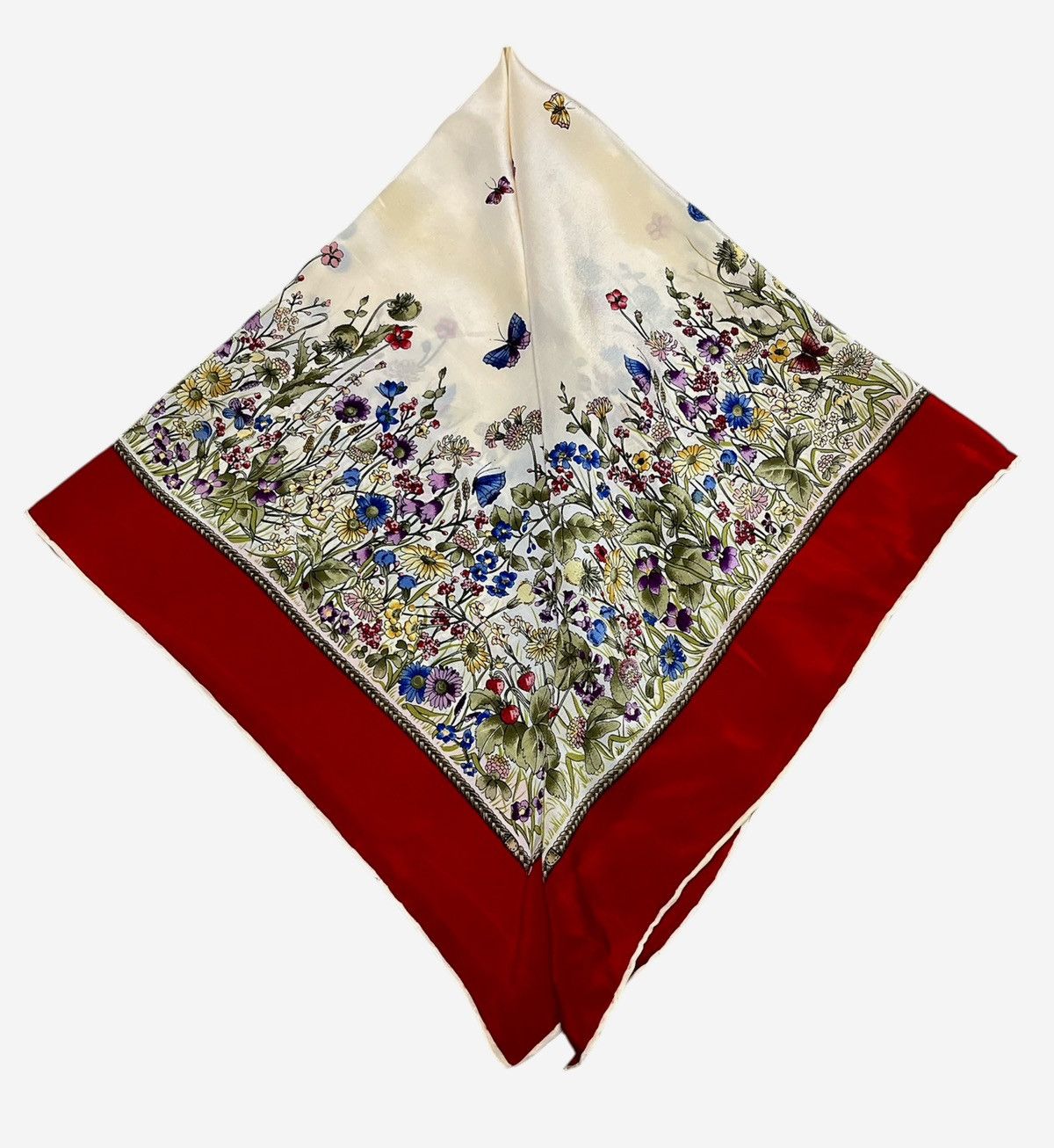 Celine Celine Silk Scarf free gift Celine Handkerchief Size ONE SIZE - 2 Thumbnail