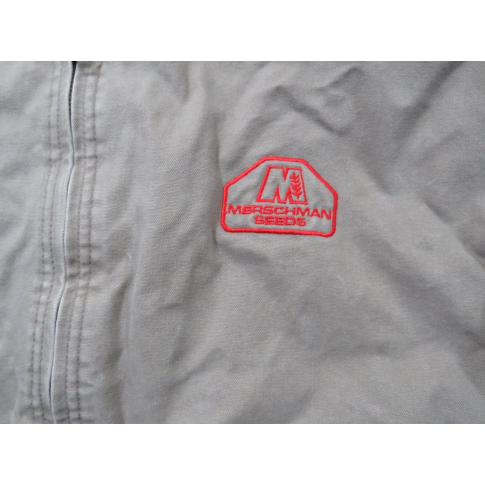 Vintage Destinations Workwear Jacket Mens 2XL Gray Canvas Cotton Hooded Bomber Jacket Size US XXL / EU 58 / 5 - 3 Thumbnail