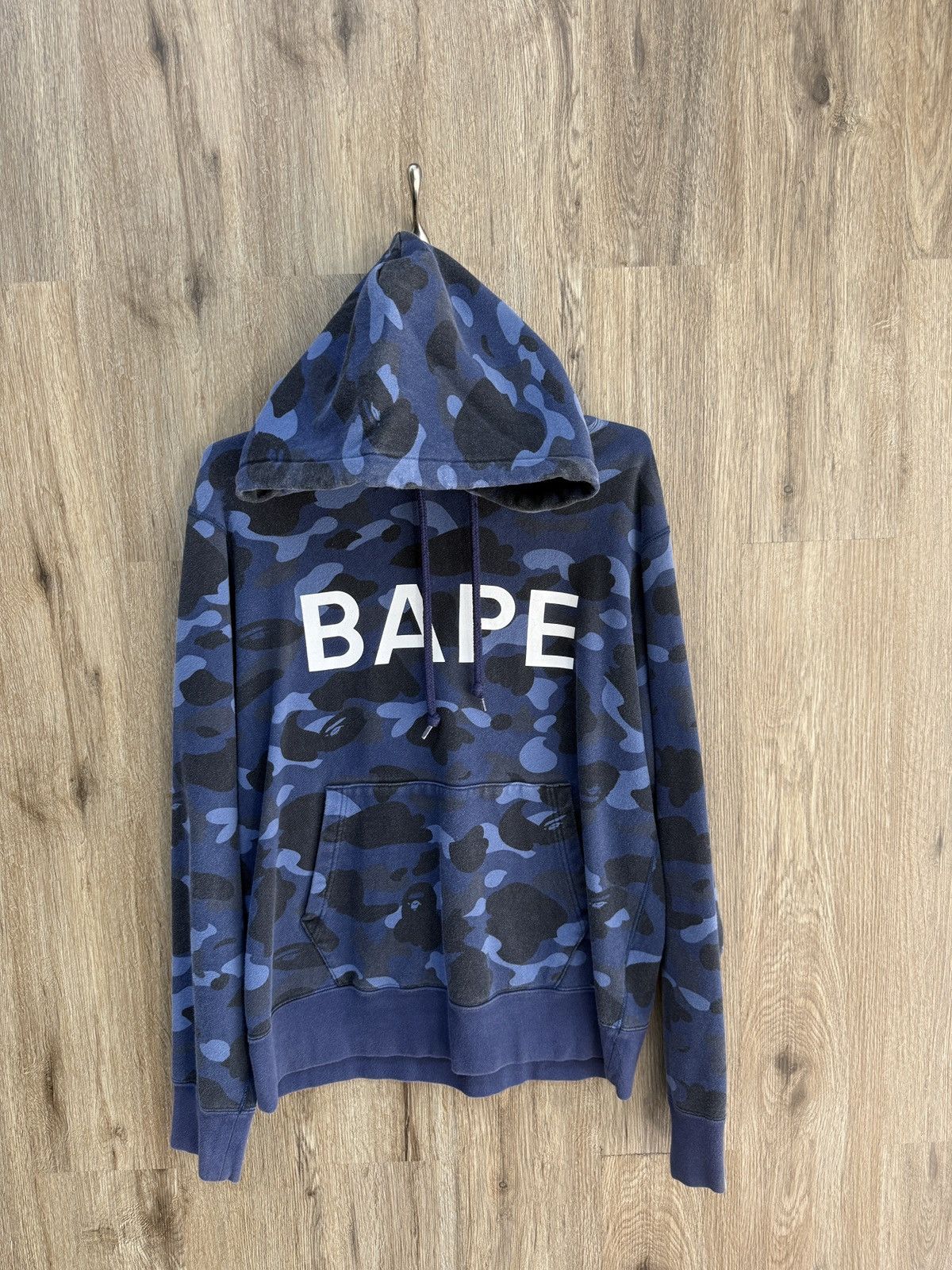Bape Bape Blue Pull Over Hoodie Size US L / EU 52-54 / 3 - 1 Thumbnail