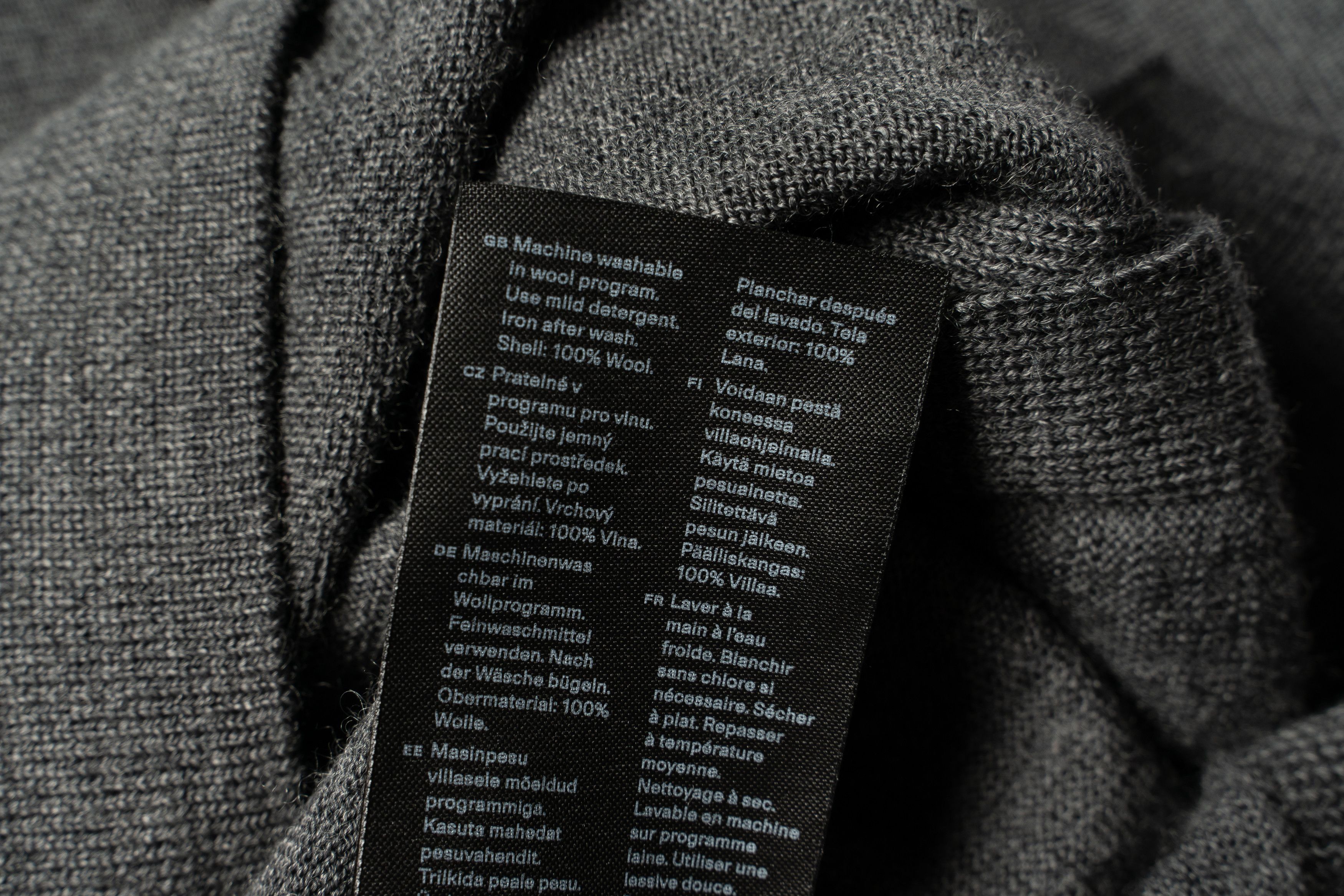 Arket 🔴 ARKET Grey Wool Cardigan Crew Neck Size M / US 6-8 / IT 42-44 - 10 Thumbnail