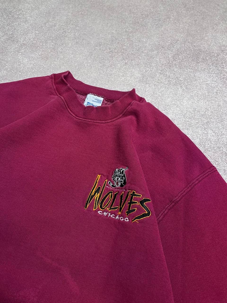 Vintage Vintage Chicago Wolves Boxy Sweathirt Y2K L Size US L / EU 52-54 / 3 - 2 Thumbnail