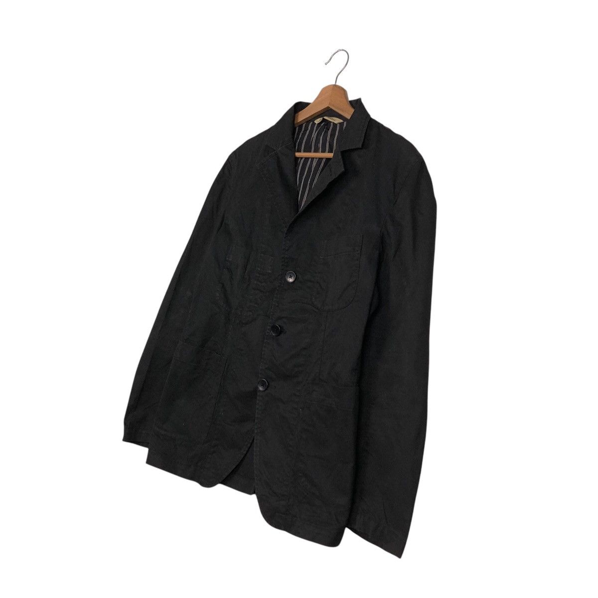 Issey Miyake 📌Vintage Chore Work Jacket Journal Standard Blanket Striped Size US L / EU 52-54 / 3 - 3 Thumbnail