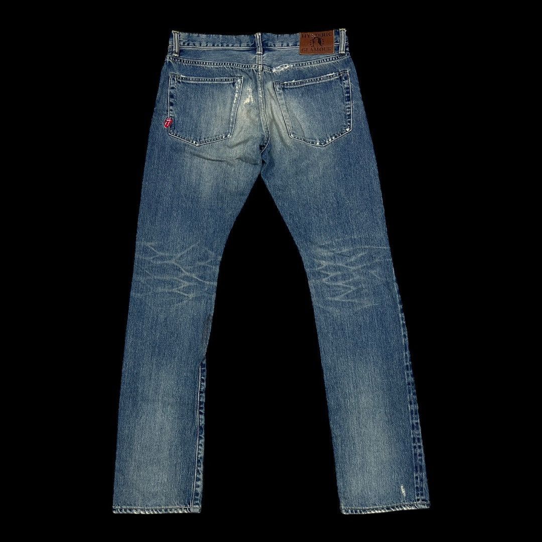 Hysteric Glamour × The Rolling Stones HYSTERIC GLAMOUR X THE ROLLING STONES DISTRESSED DENIM Size US 32 / EU 48 - 2 Thumbnail