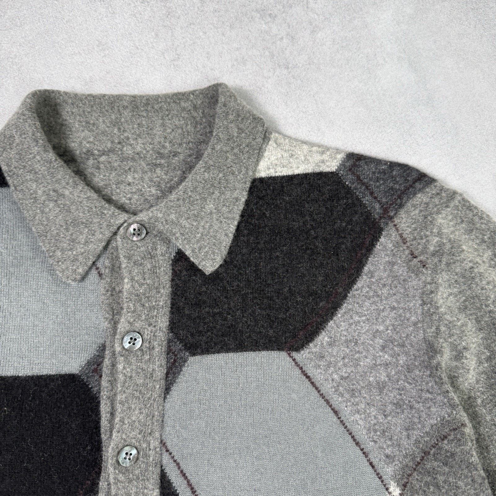 Dolce & Gabbana Dolce Gabbana Men Wool Collared Sweater Pollo Button Size M Size US M / EU 48-50 / 2 - 5 Thumbnail