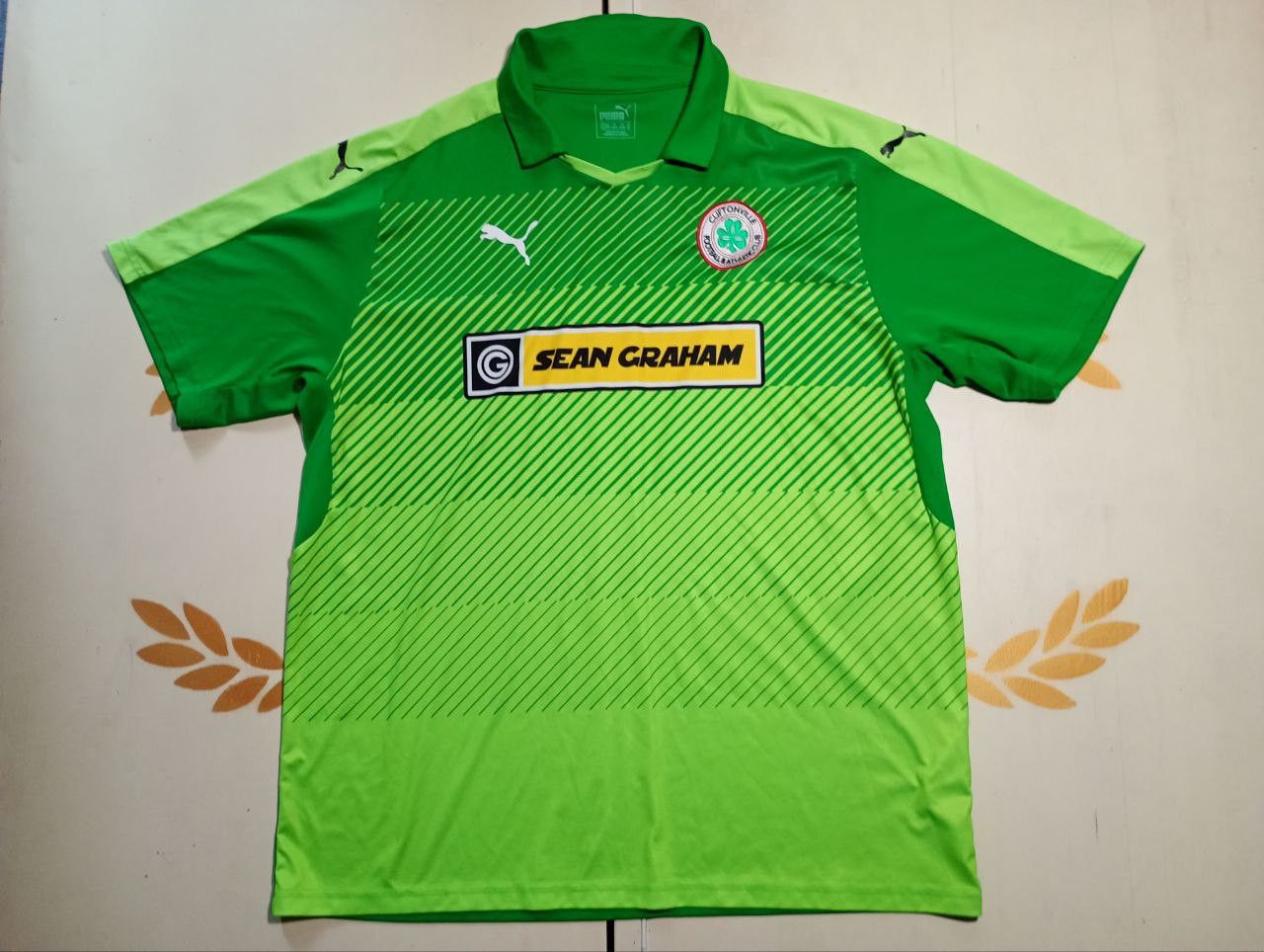 Puma Puma Cliftonville Football&Athletic Club Jersey 2016-2017 Size US XXL / EU 58 / 5 - 2 Thumbnail