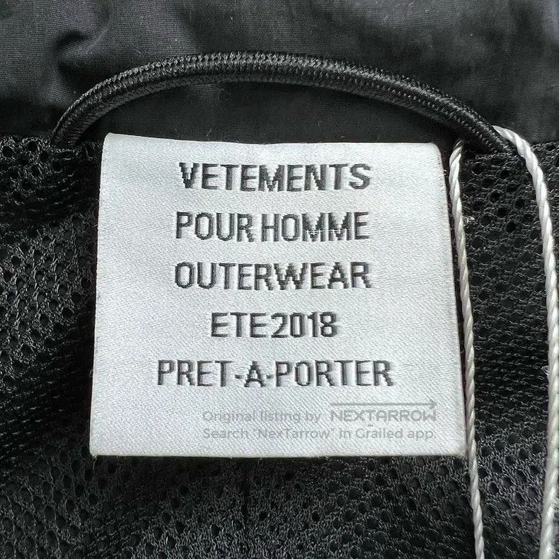 Vetements Vetements Hooded Sleeve Reflective Striped Drawstring Wind Size US XS / EU 42 / 0 - 4 Thumbnail