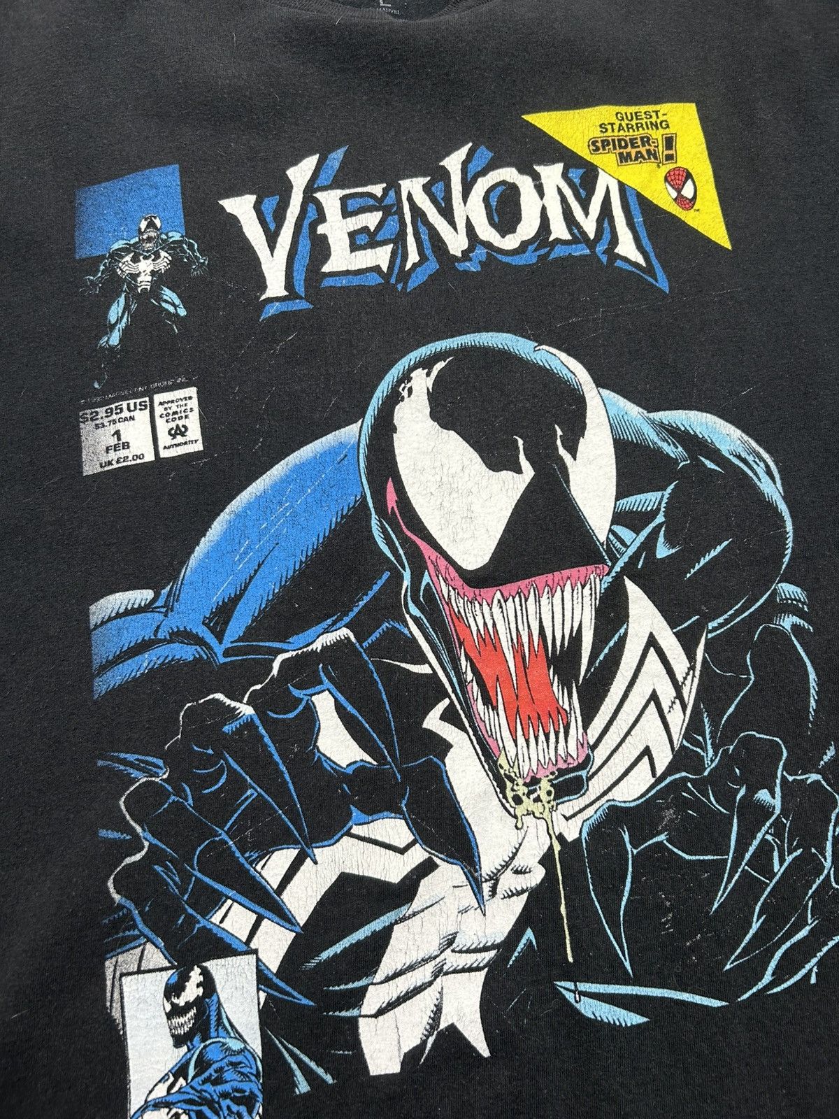 Marvel Comics × Vintage Vintage Venom Marvel Big Logo Oversized T-Shirt Size L Size US L / EU 52-54 / 3 - 11 Thumbnail