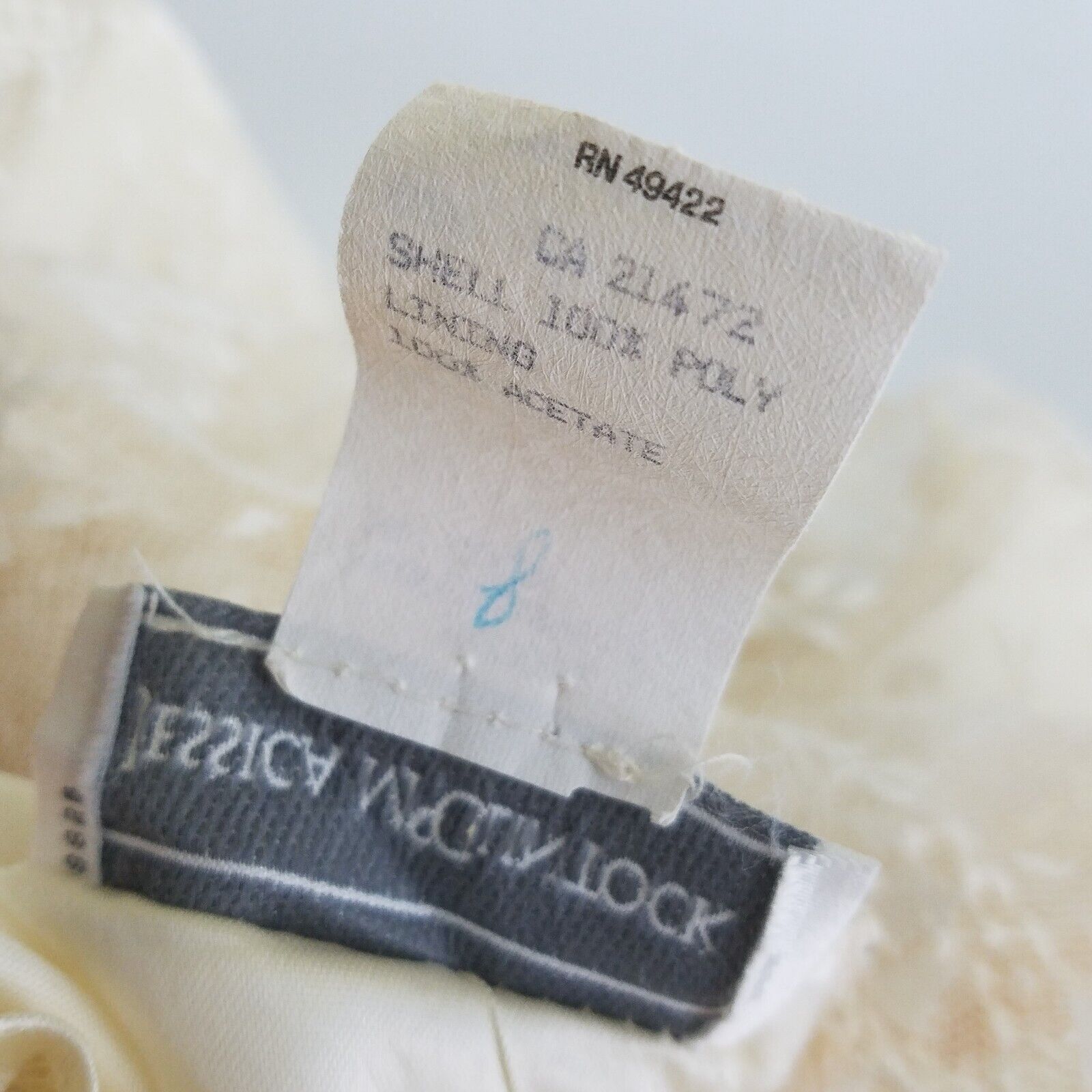 Jessica McClintock Vtg 80s JESSICA MCCLINTOCK BRIDAL Gunne Sax Dress Lace 12 Size XL / US 12-14 / IT 48-50 - 12 Thumbnail