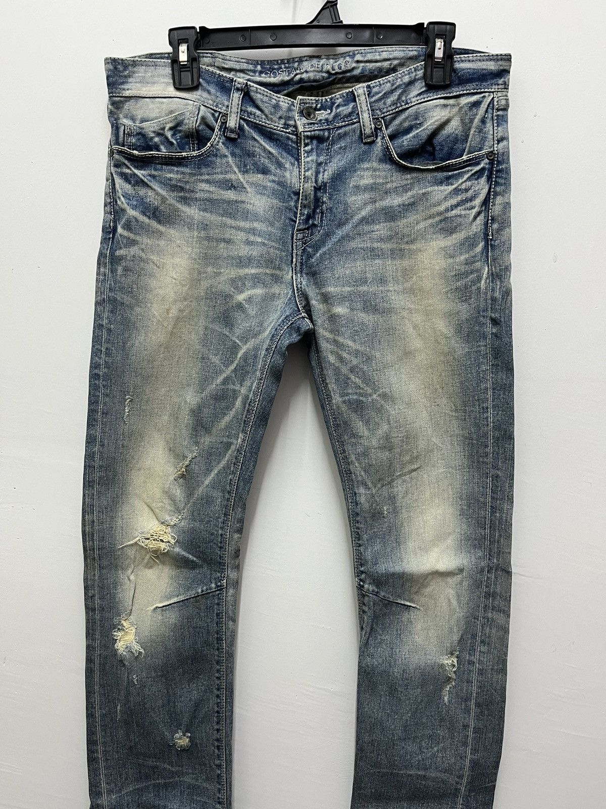 Japanese Brand Gostar De Fuga Japan Skinny Rusty Distressed Denim Pants Size US 33 - 3 Thumbnail
