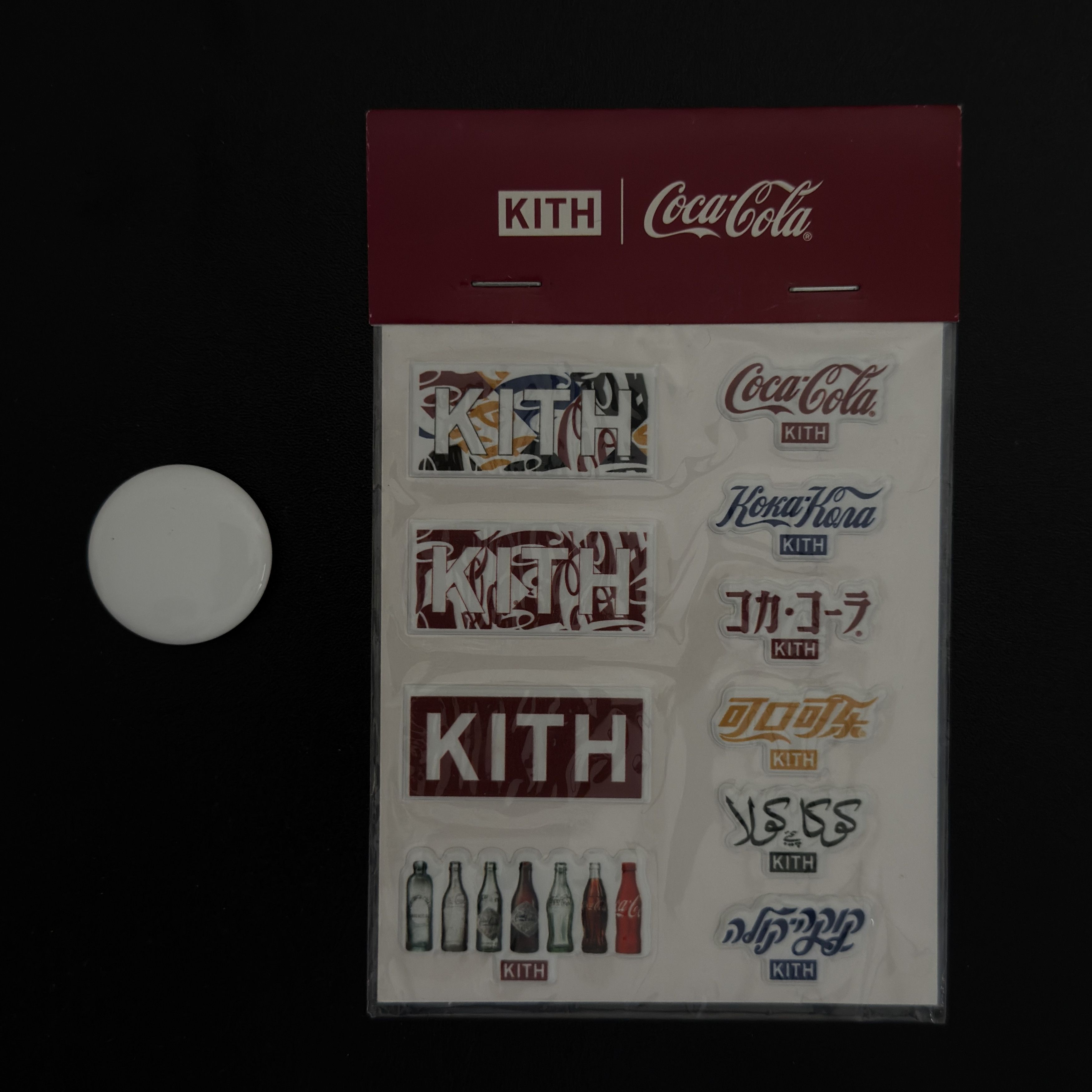 Coca Cola × Kith Kith x Coca Cola Sticker Pack | Grailed