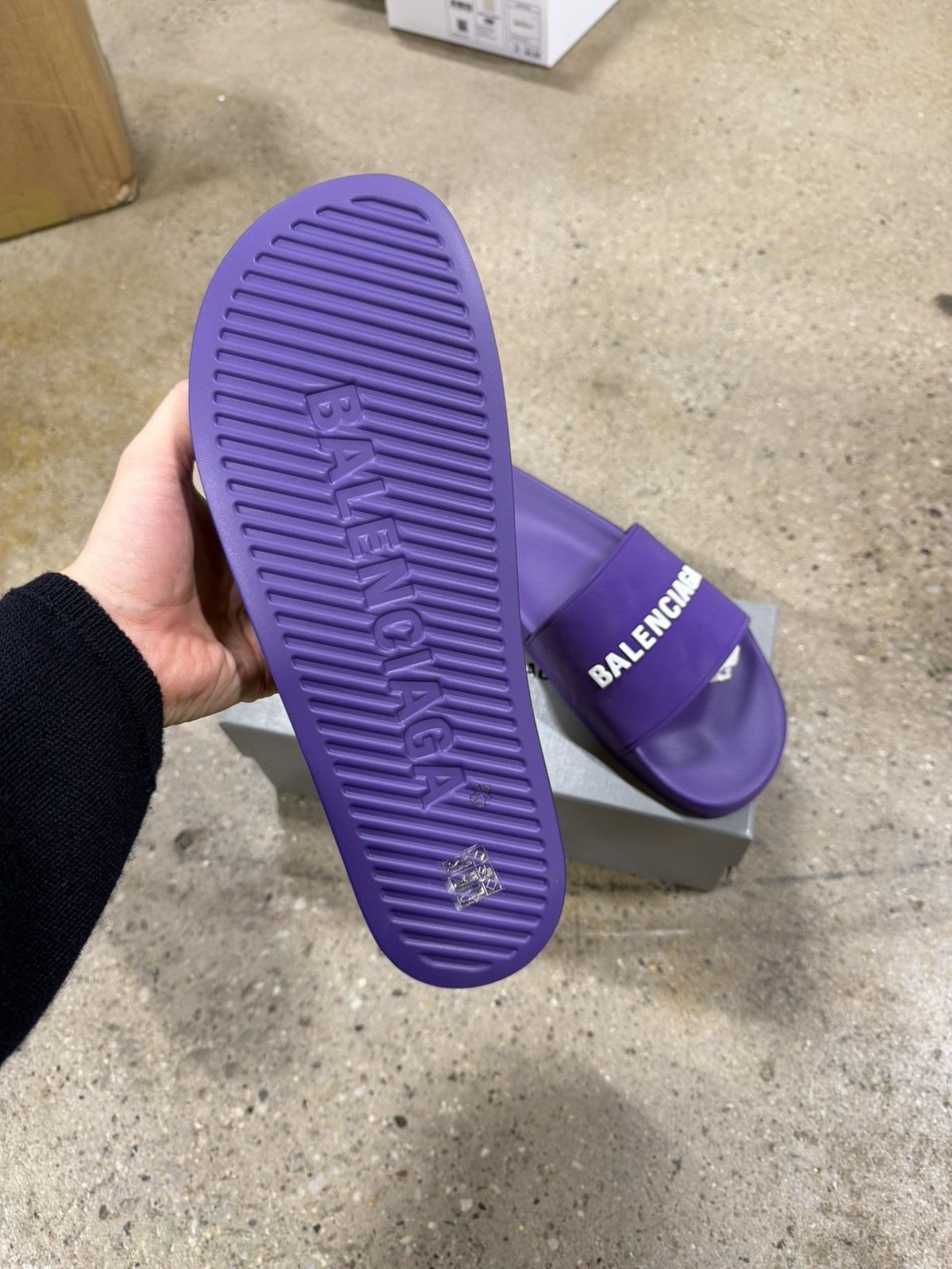 Balenciaga Balenciaga Rubber Slides NEW 500$ Size US 11 / EU 44 - 3 Thumbnail