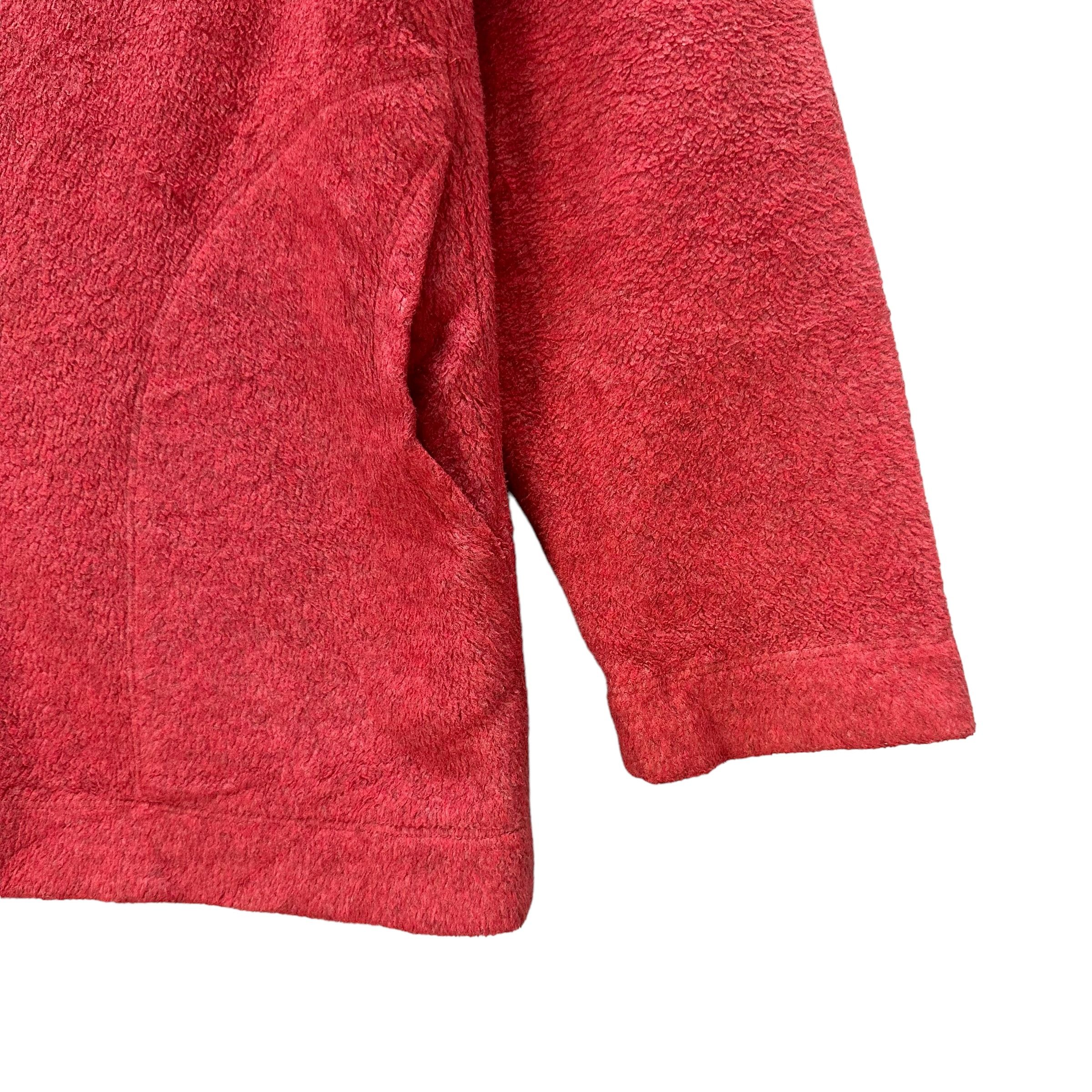 Y's Y's For Living Snap Button Pink Fleece Jacket #A27-0623 Size US S / EU 44-46 / 1 - 5 Thumbnail