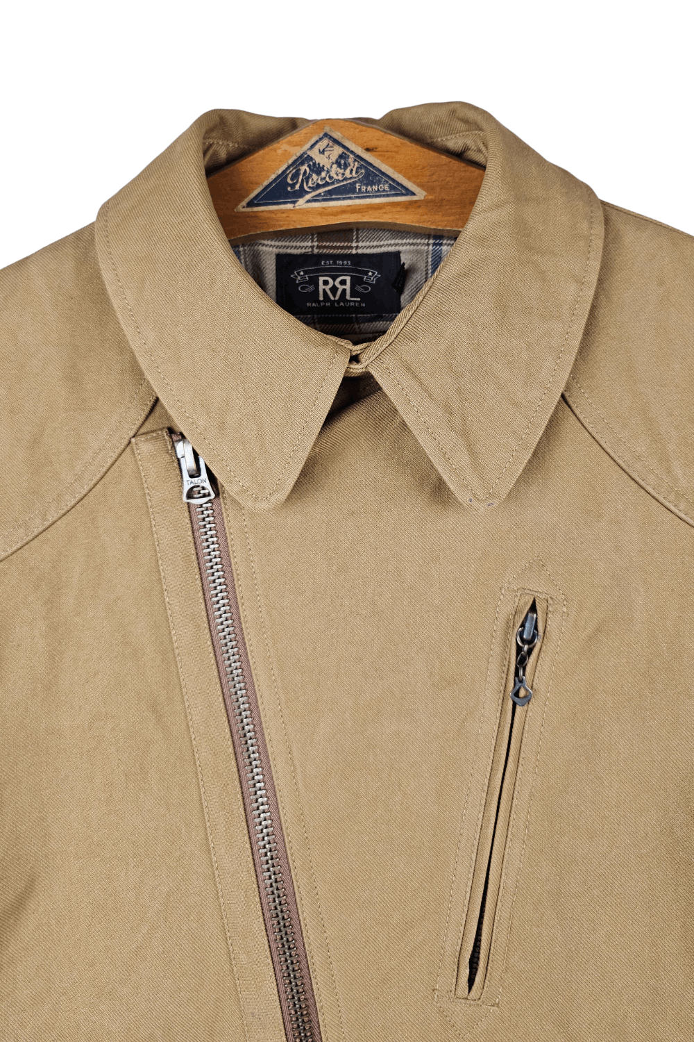 RRL Ralph Lauren RRL / Double RL Canvas Asym Moto Jacket - late-00s Size US M / EU 48-50 / 2 - 3 Thumbnail