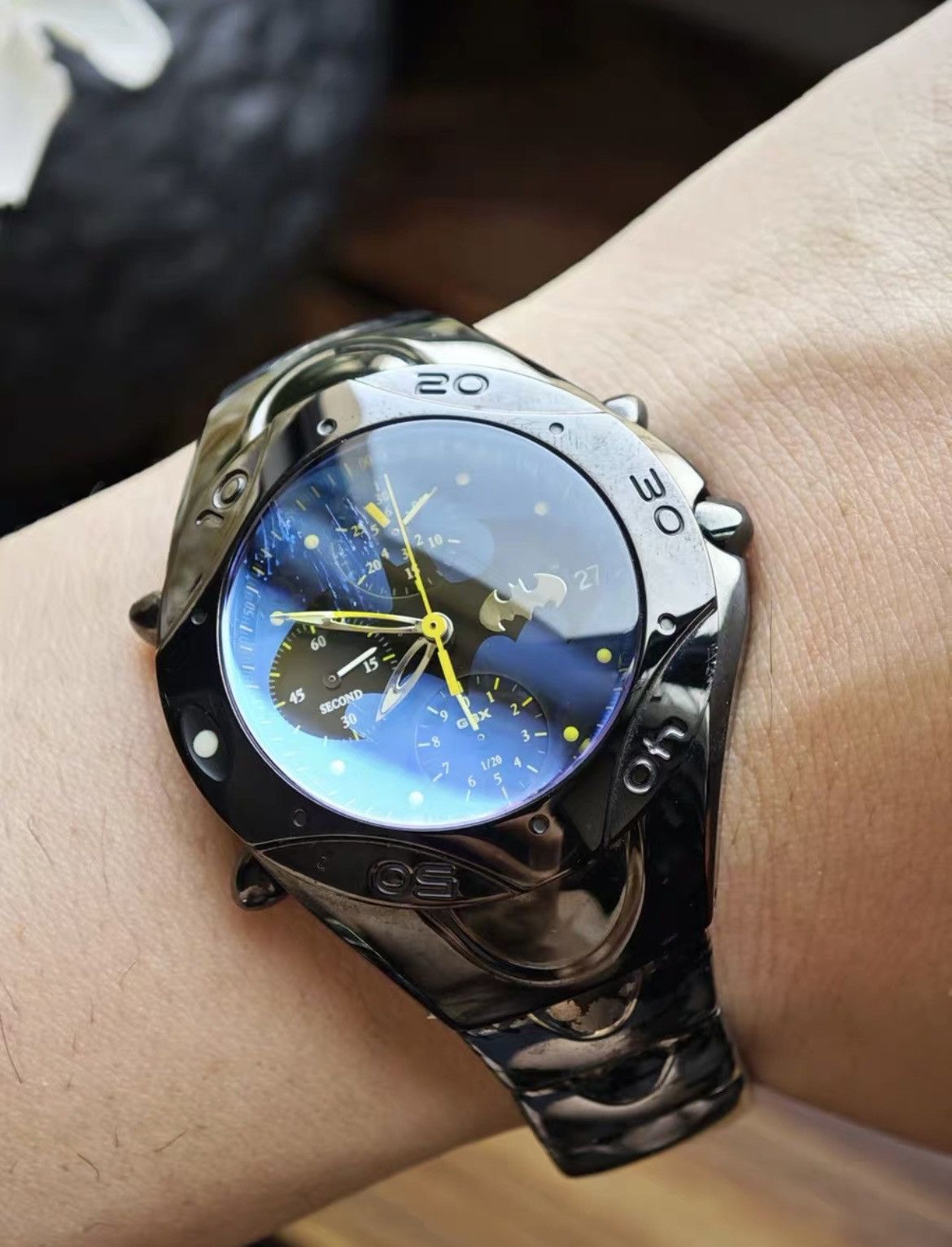 Japanese Brand GSX Batman Model Night of The Gotham City Quarts Chronograph Size ONE SIZE - 1 Thumbnail
