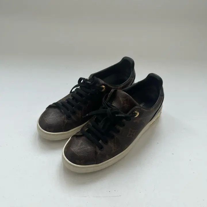 Louis Vuitton Louis Vuitton Frontrow Monogram Low Top Sneakers 0079 Size US 5 / IT 35 - 1 Thumbnail