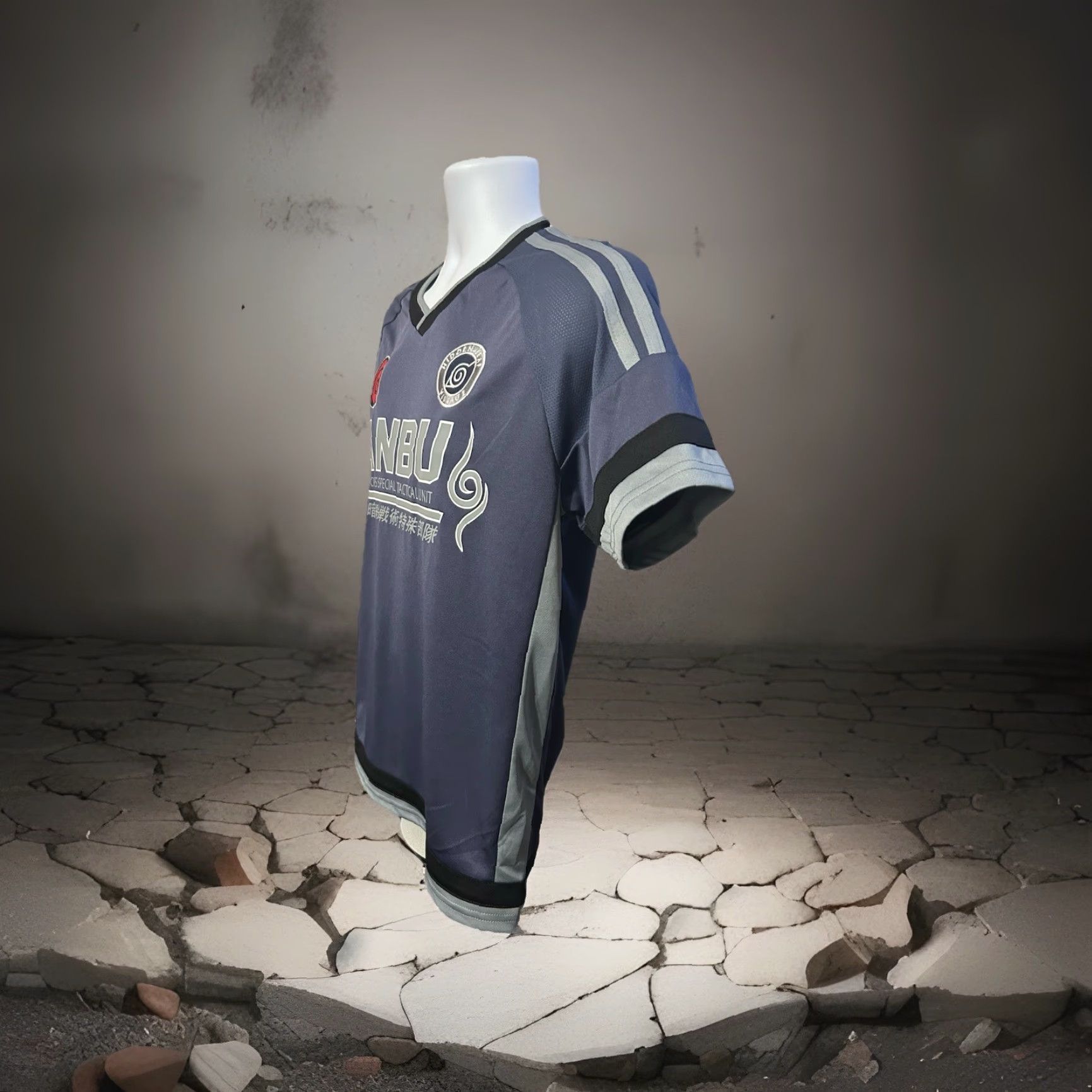 Vintage Boxlunch Naruto Shippuden Jersey ANBU Black Ops Kakashi #9 Jersey Men Large Size US L / EU 52-54 / 3 - 4 Thumbnail