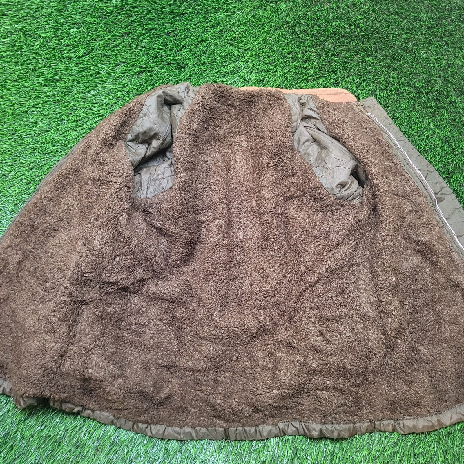 Vintage VTG 60s Sherpa Bomber Jacket L Stocky Fit (Short Arms) Size US L / EU 52-54 / 3 - 4 Thumbnail