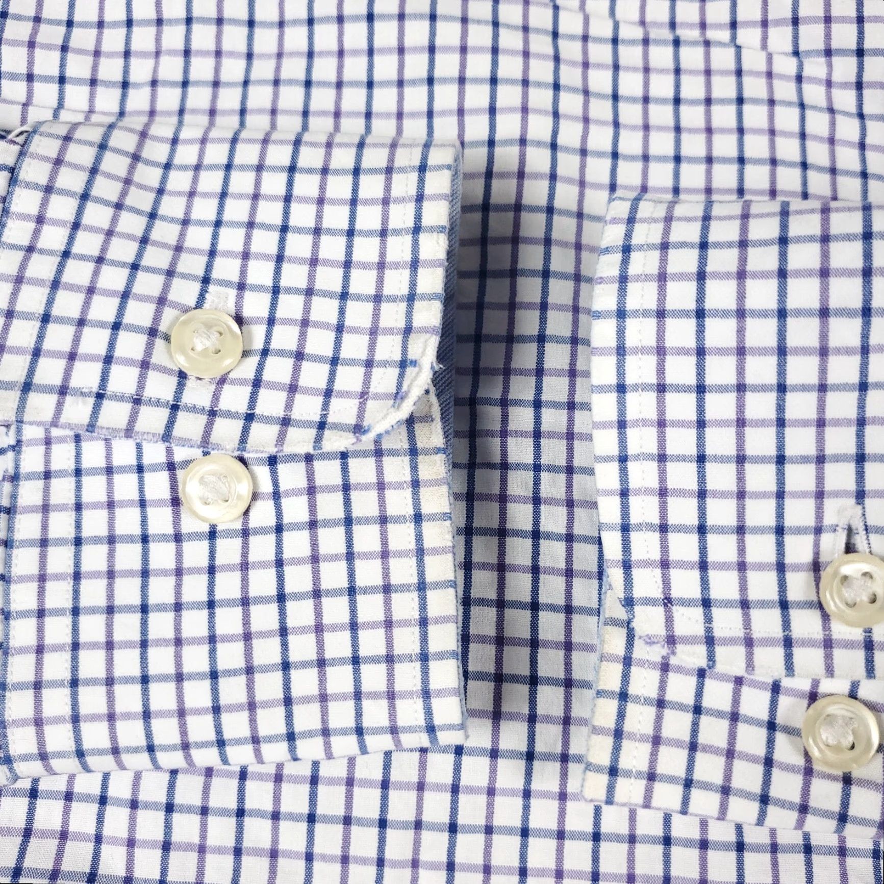 Tommy Hilfiger Tommy Hilfiger Shirt Mens Large Blue Check Casual Button Up Long Sleeve Size US L / EU 52-54 / 3 - 3 Thumbnail
