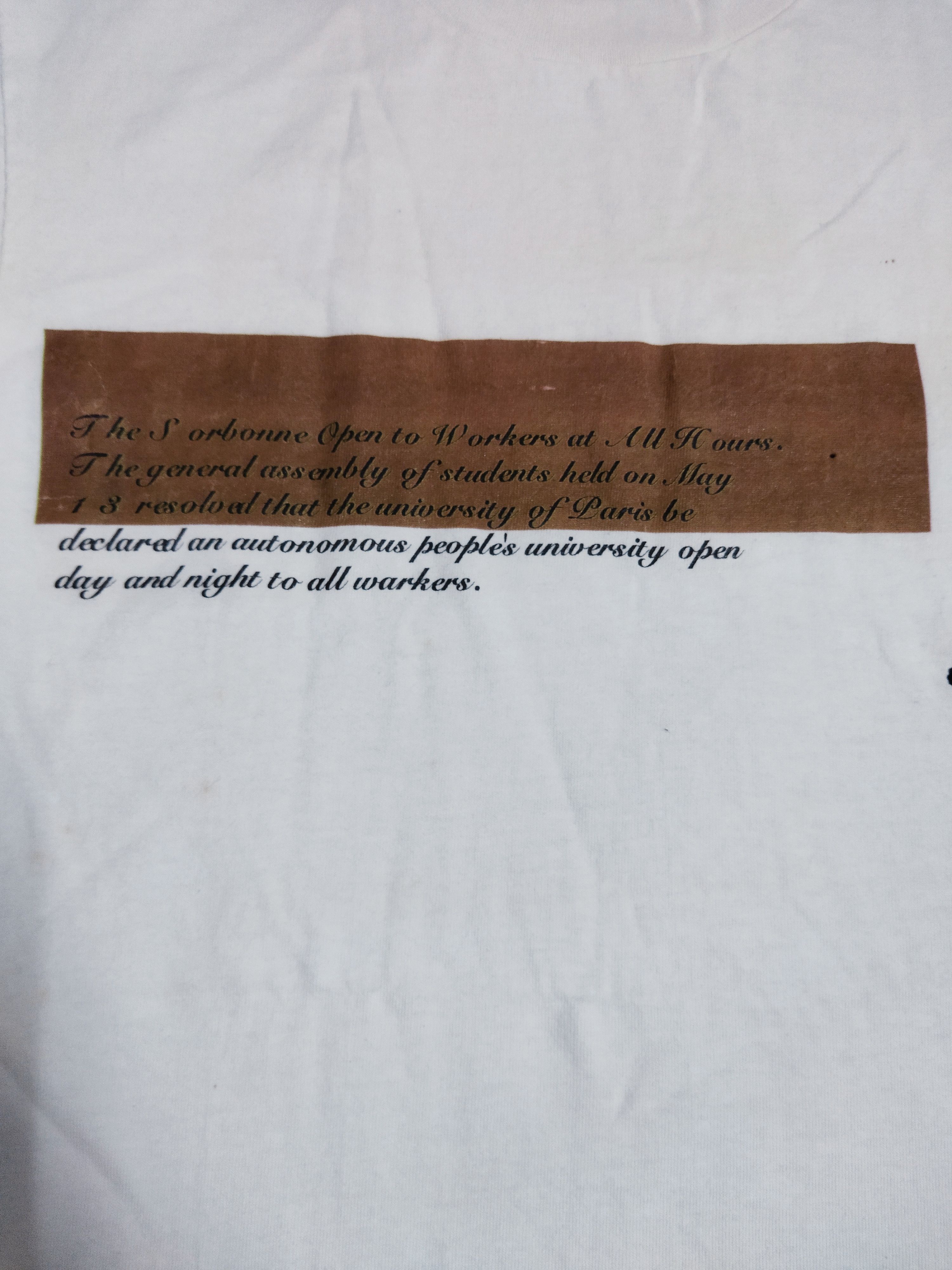 Vintage Vintage Sorbonne Paris Tee Size US S / EU 44-46 / 1 - 3 Thumbnail