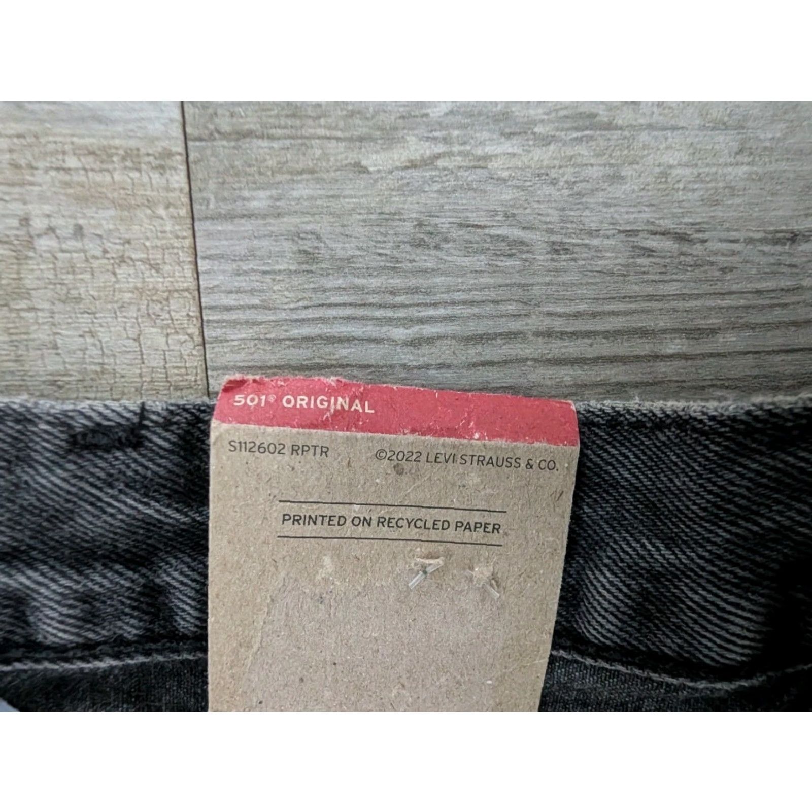 Levi's VINTAGE Levi's 501 Jeans Black 93 Button Fly Straight Leg 40x32 Mens Regular Inseam 32 Denim Cotton Tags NWT 5-Pocket Size US 40 / EU 56 - 6 Thumbnail