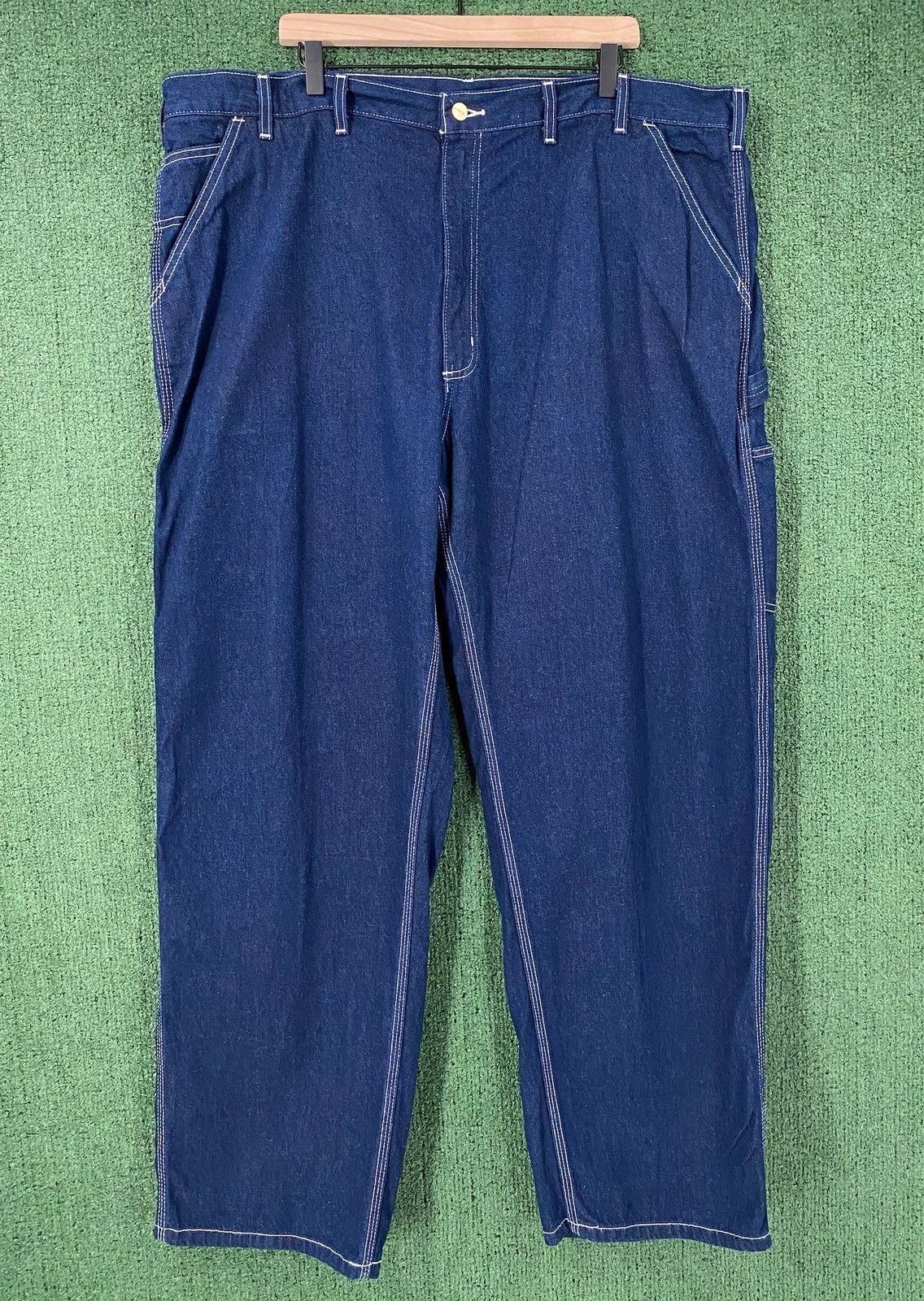 Carhartt Y2K Carhartt B03 Dungaree Carpenter Dark Denim Jeans 44x32 Size US 44 / EU 60 - 1 Thumbnail