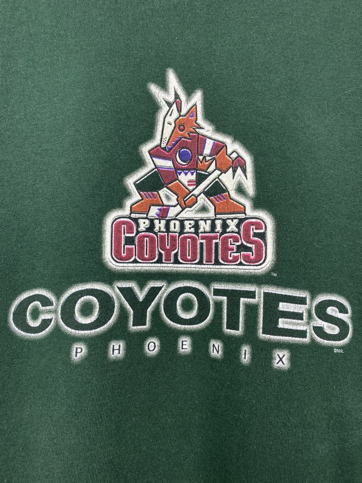 NHL Vintage Phoenix Coyotes NHL T Shirt Tee Kings Ducks Rangers Size US M / EU 48-50 / 2 - 2 Thumbnail