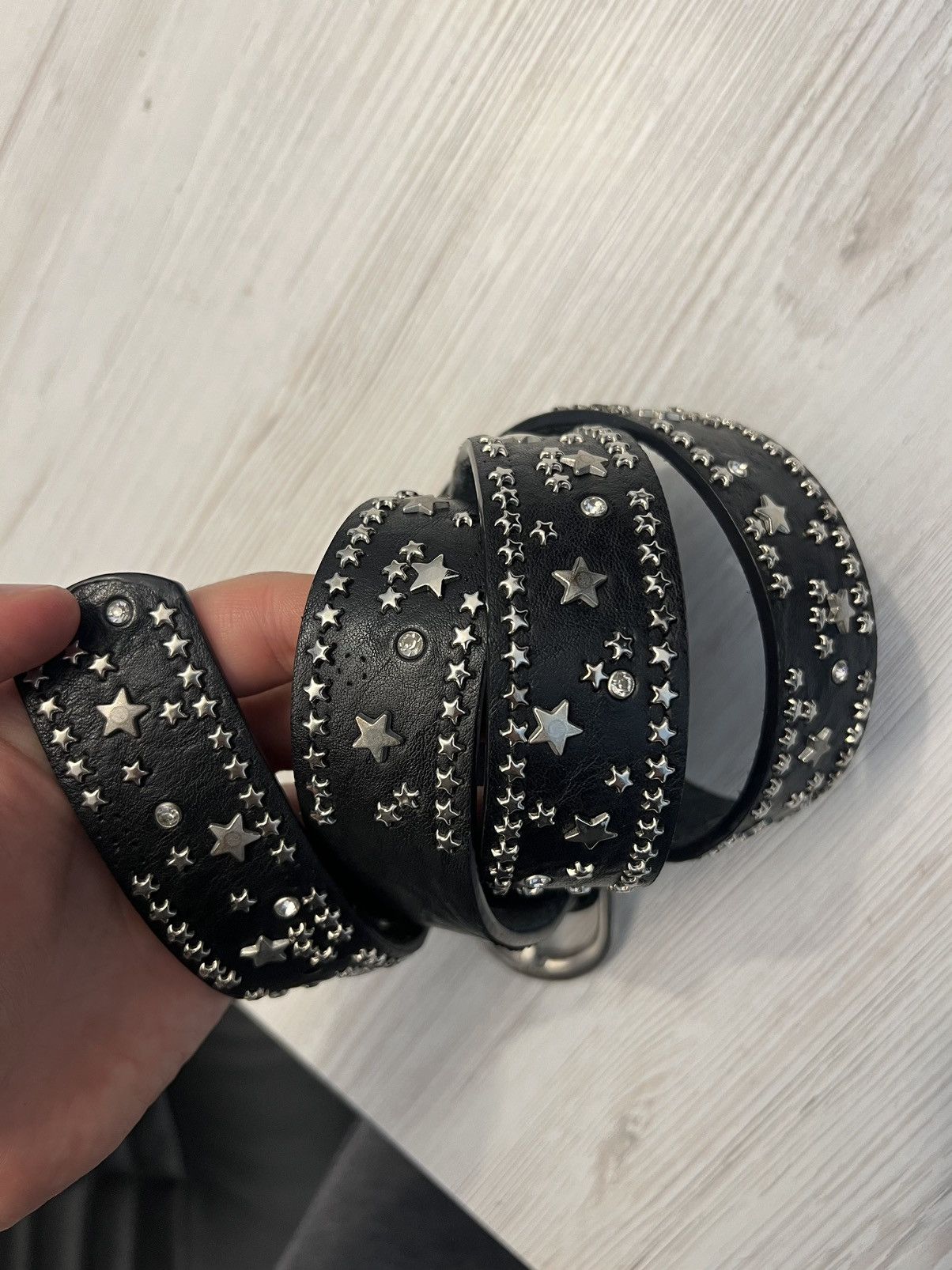 Hysteric Glamour × If Six Was Nine × Vintage Y2K Vintage Leather Belt BB Simon Style Size ONE SIZE - 7 Thumbnail