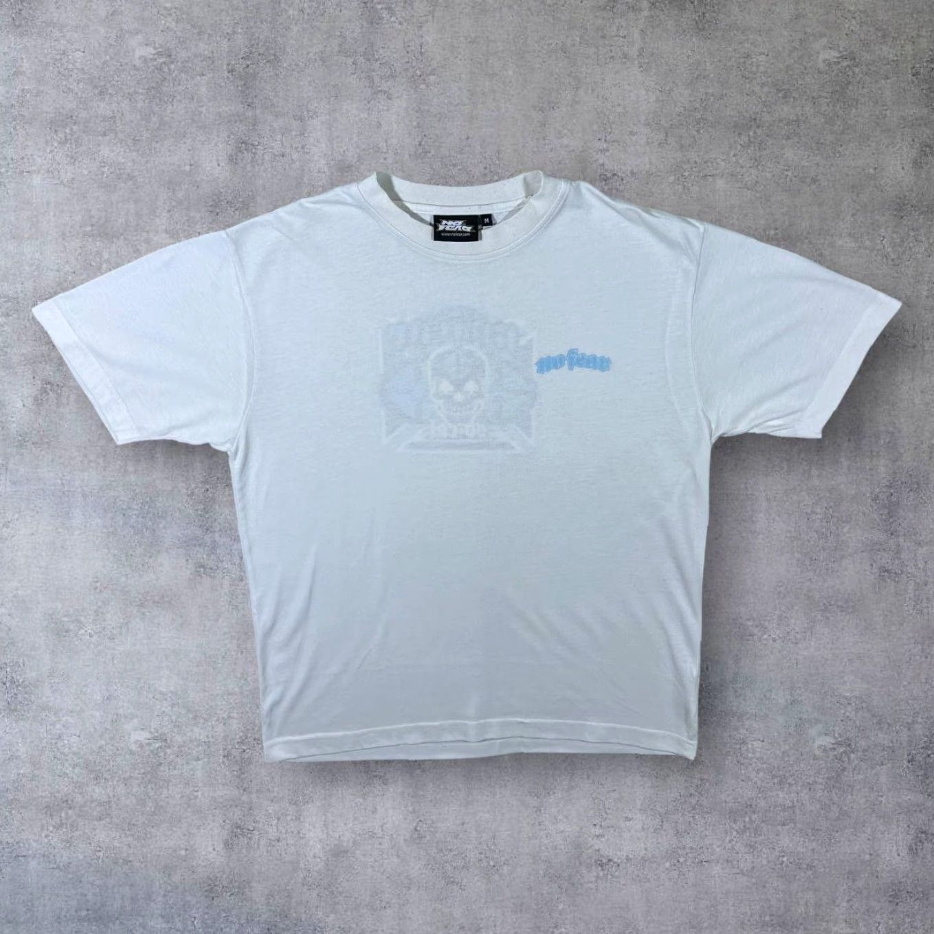 No Fear No Fear “So-Cal” Skater Y2K Logo Spellout Graphic White T-Shirt M Size US M / EU 48-50 / 2 - 2 Thumbnail