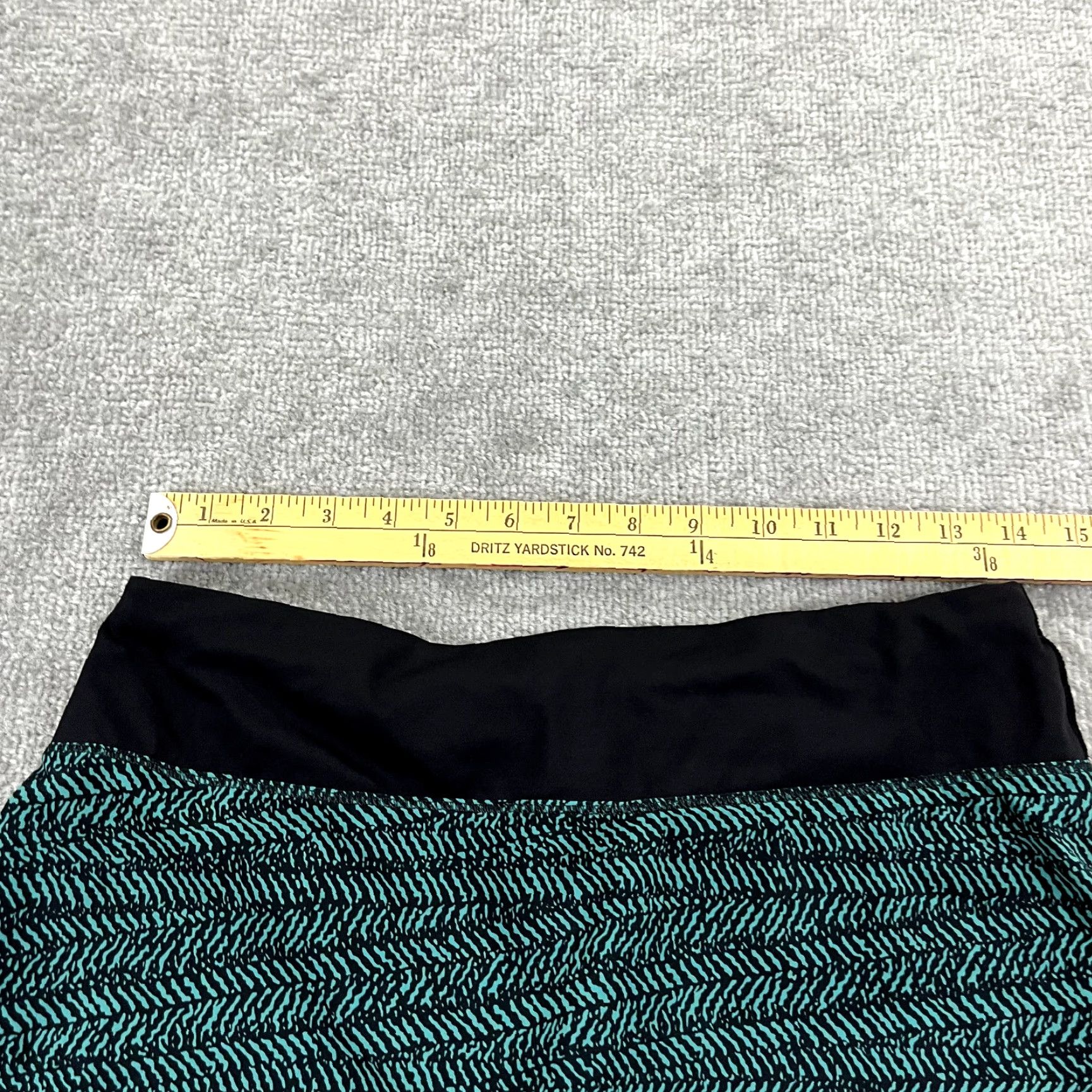 Lululemon LULULEMON Skort Women 4 Circuit Breaker Green Black Mini Tennis Golf Skort Size ONE SIZE - 5 Thumbnail