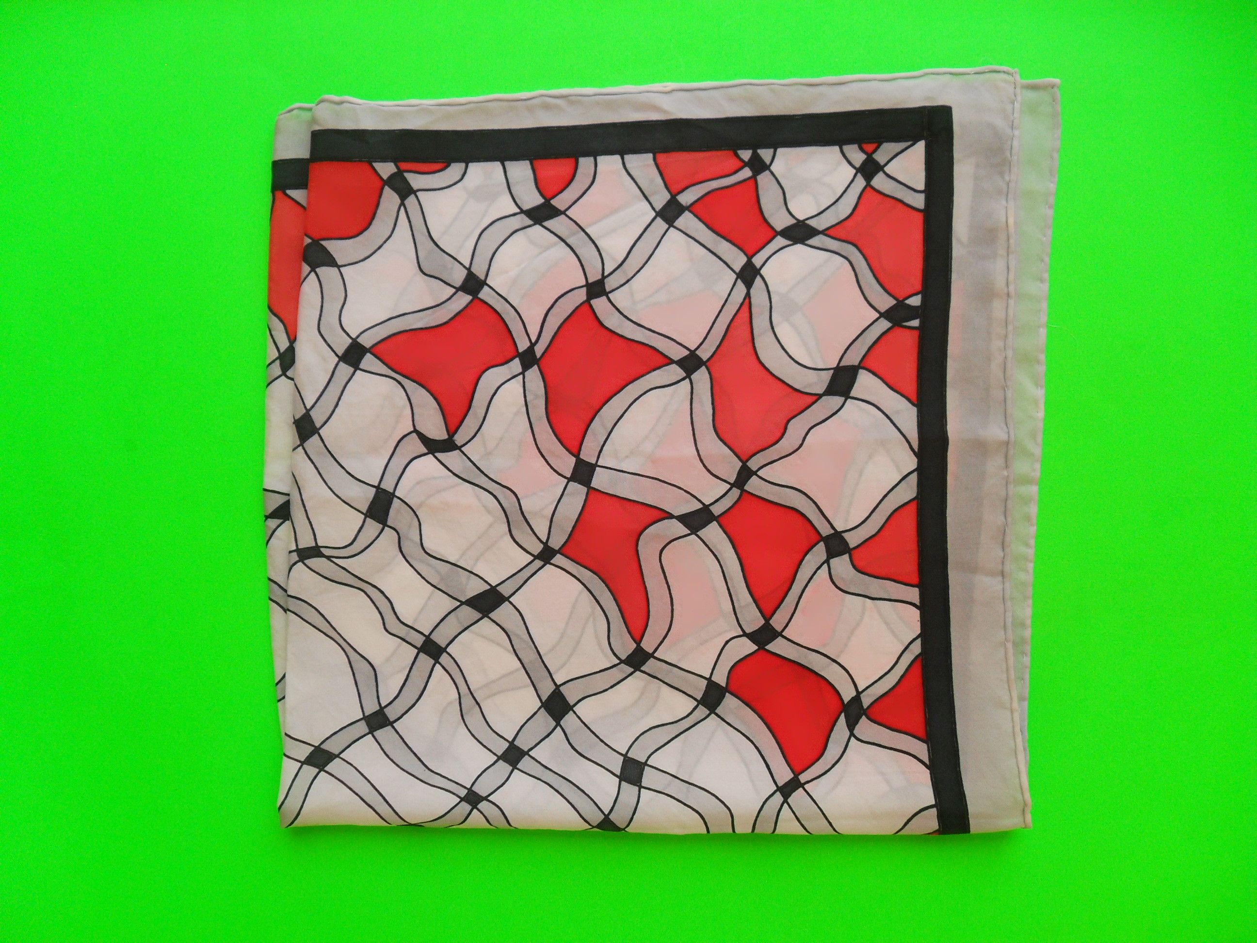 Other Very soft 100% silk travel square scarf. Size ONE SIZE - 2 Thumbnail