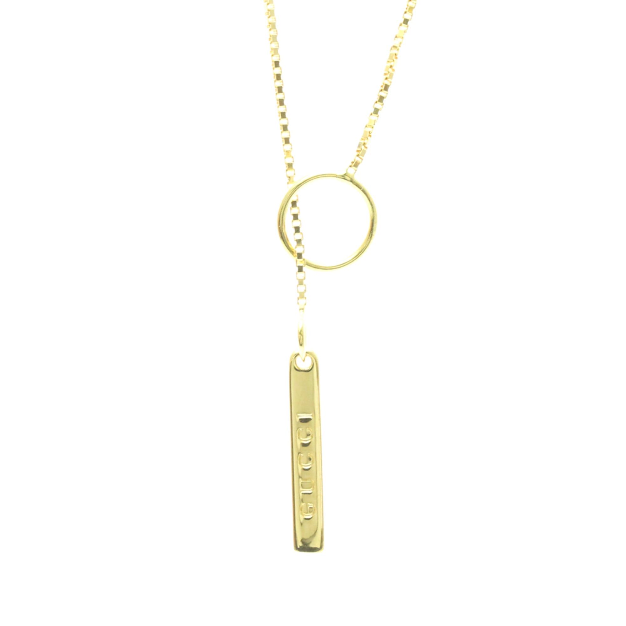 Gucci Gucci Lariat Necklace Yellow Gold (18K) No Stone Men,Women Fashion Pendant Necklace (Gold) Size ONE SIZE - 1 Thumbnail