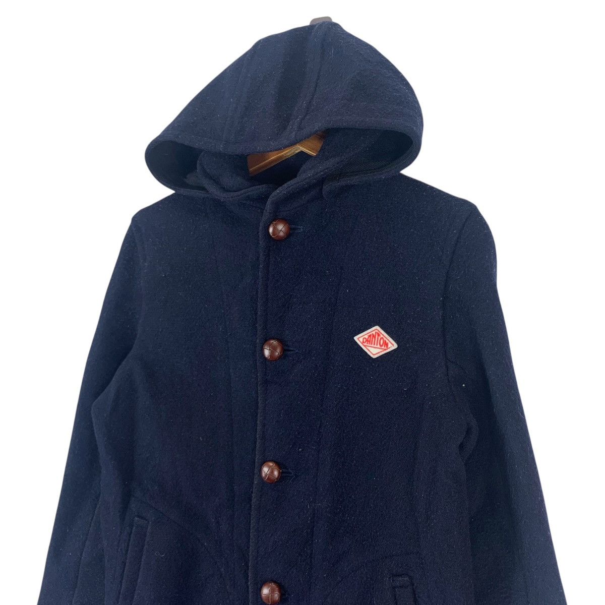 Danton × Japanese Brand × Vintage Vintage Danton Vetements de Travail Wool Heavy Coat Size US XXS / EU 40 - 4 Thumbnail