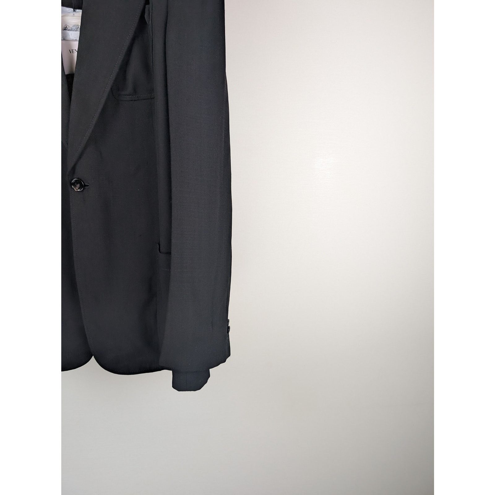 Bottega Veneta o1rshd1 Grainy Viscose Silk Jacket in Black Size US M / EU 48-50 / 2 - 4 Thumbnail