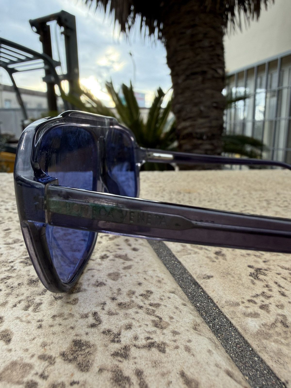 Bottega Veneta Bottega Veneta Sunglasses Dark Grey 55814 Size ONE SIZE - 4 Thumbnail