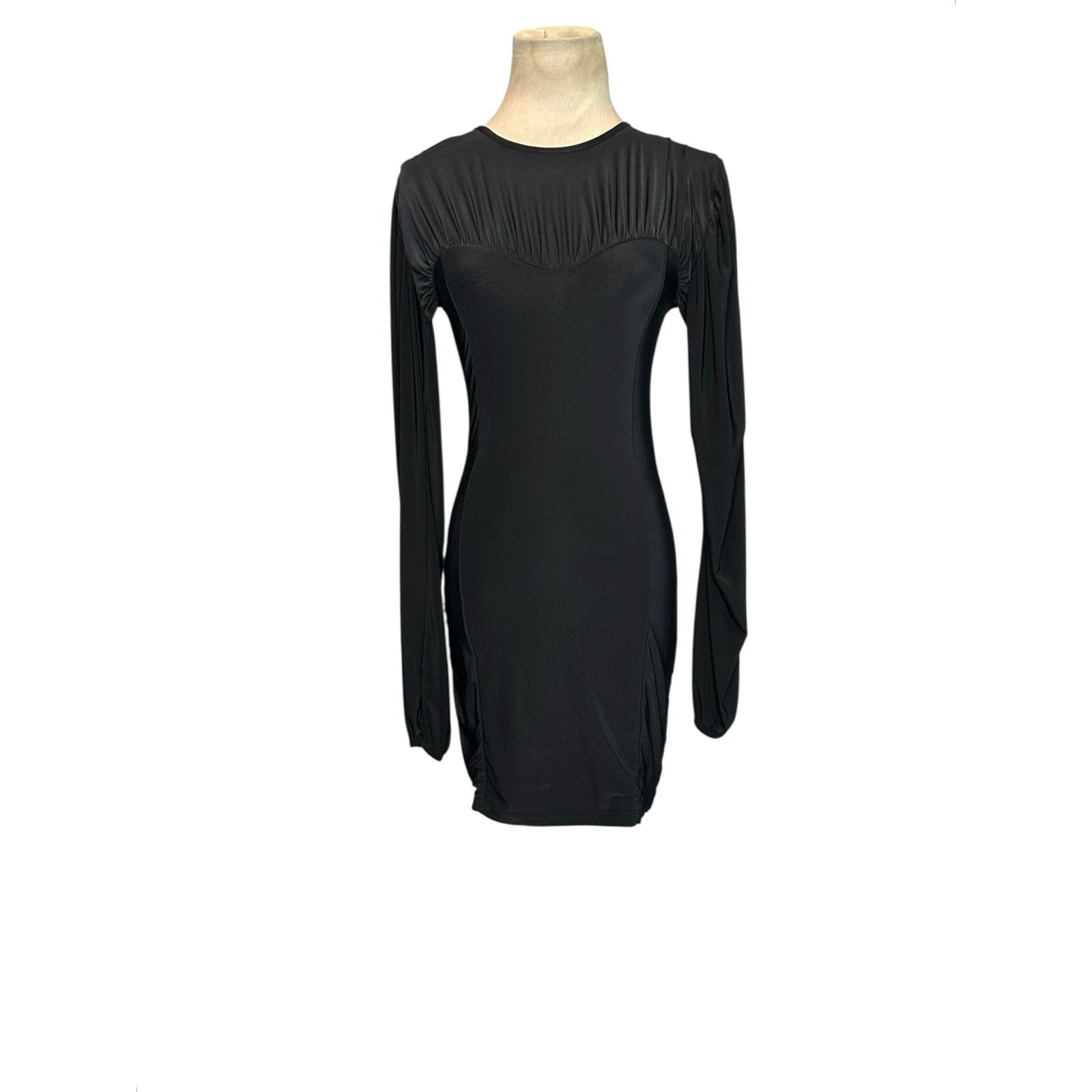 Nasty Gal Nasty Gal black long sleeves mini dress size 4 Size S / US 4 / IT 40 - 12 Thumbnail