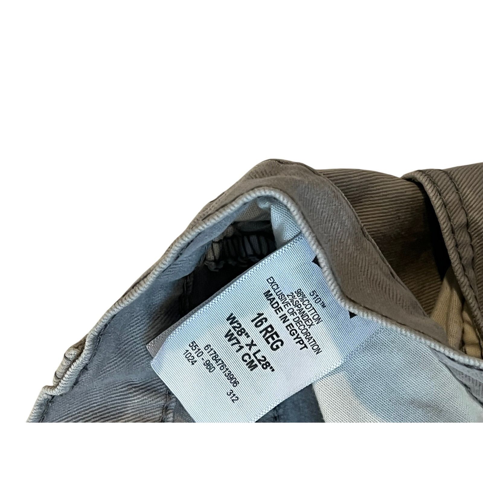 Levi's Levi's 510 Super Skinny Gray Jeans Womans 16 Reg 28x28 Size US 28 / EU 44 - 4 Thumbnail
