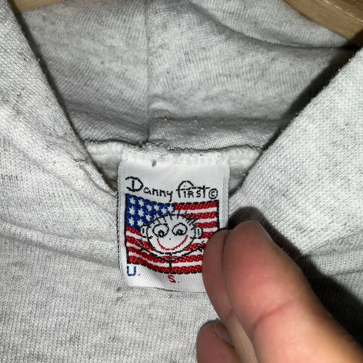 Vintage Danny First Vintage Ash Grey Hoodie Size US L / EU 52-54 / 3 - 2 Thumbnail