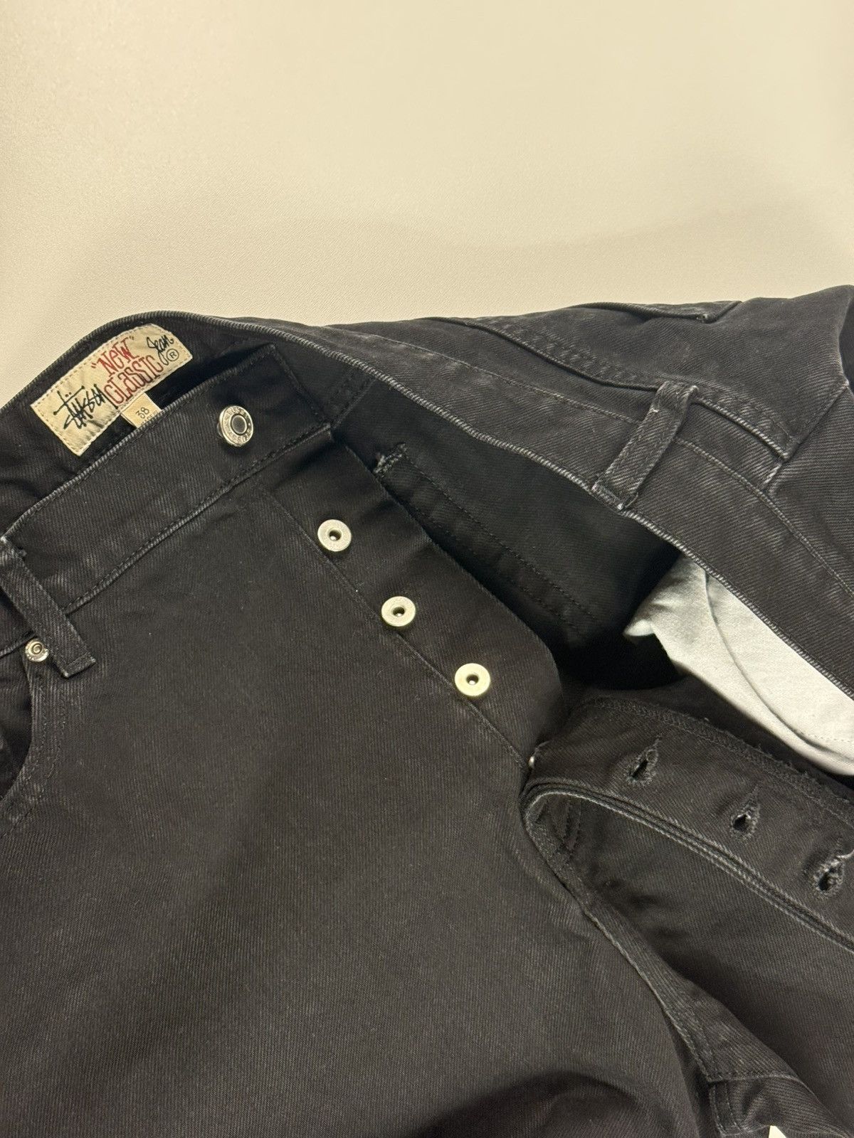 Stussy New Classic Denim Black Size US 38 / EU 54 - 6 Thumbnail