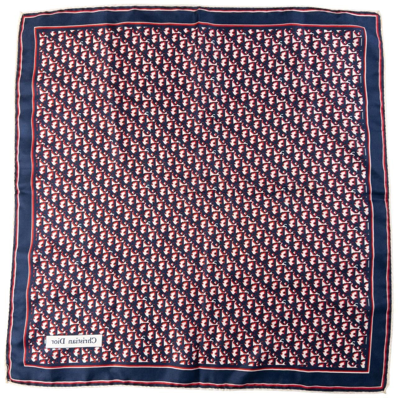 Dior Vintage Dior Monogram Silk Scarf Size ONE SIZE - 3 Thumbnail