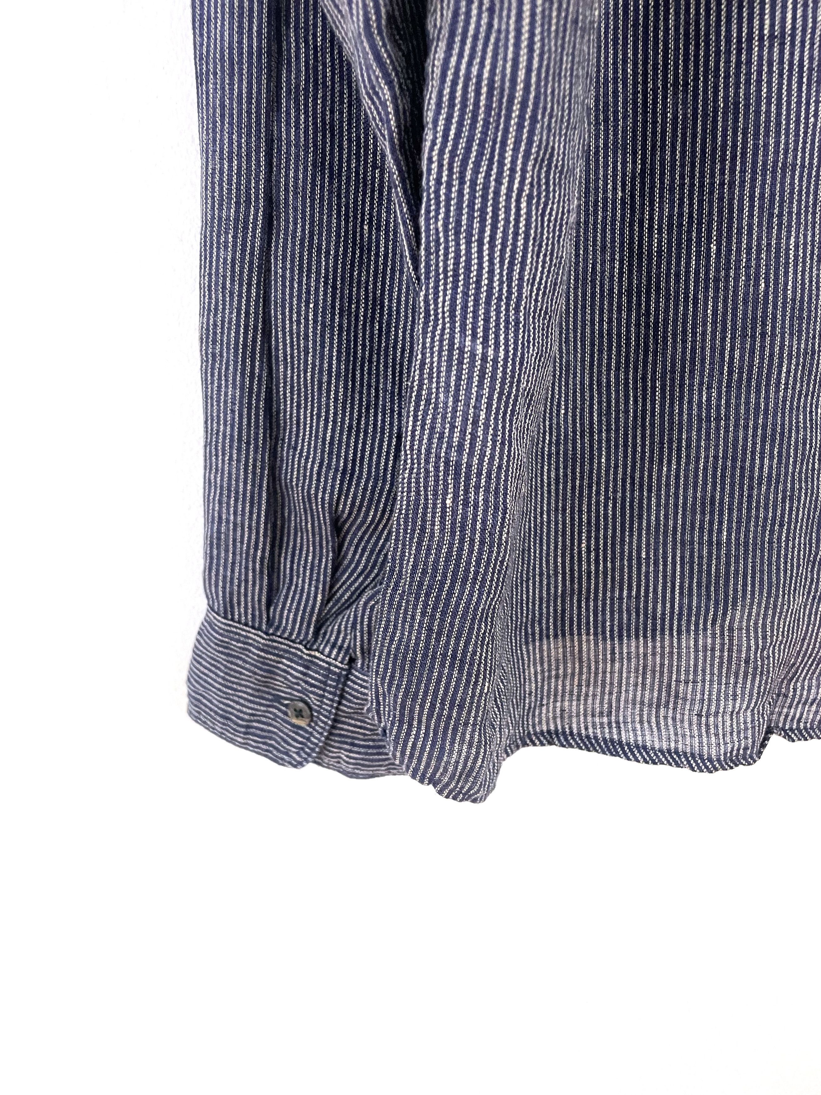 Kapital Striped Linen Buttonup Size US L / EU 52-54 / 3 - 9 Thumbnail