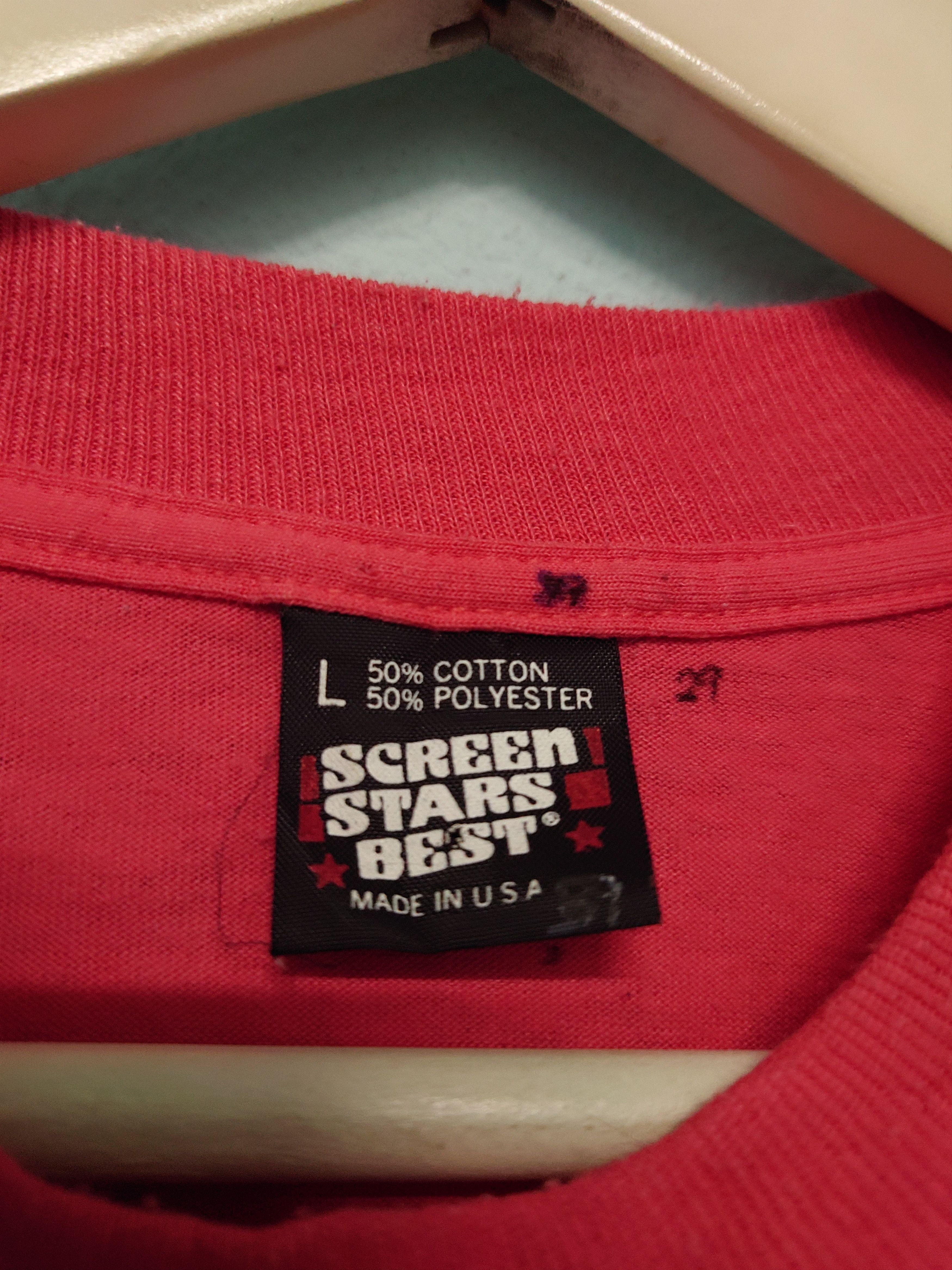 Vintage Vintage 90s Screen Stars Best 50/50 COLUMBUS QUINCENTENNIAL Size US L / EU 52-54 / 3 - 2 Thumbnail