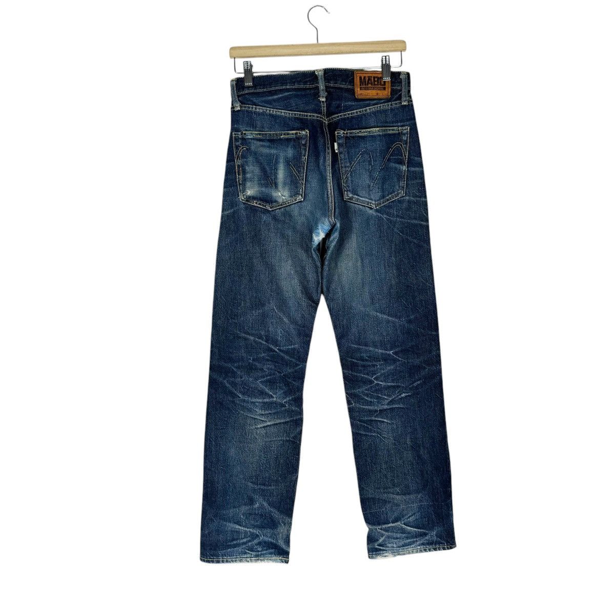 Indigo ⚡️MABO 14oZ PURE INDIGO DENIM JEANS PANTS Size US 30 / EU 46 - 8 Thumbnail
